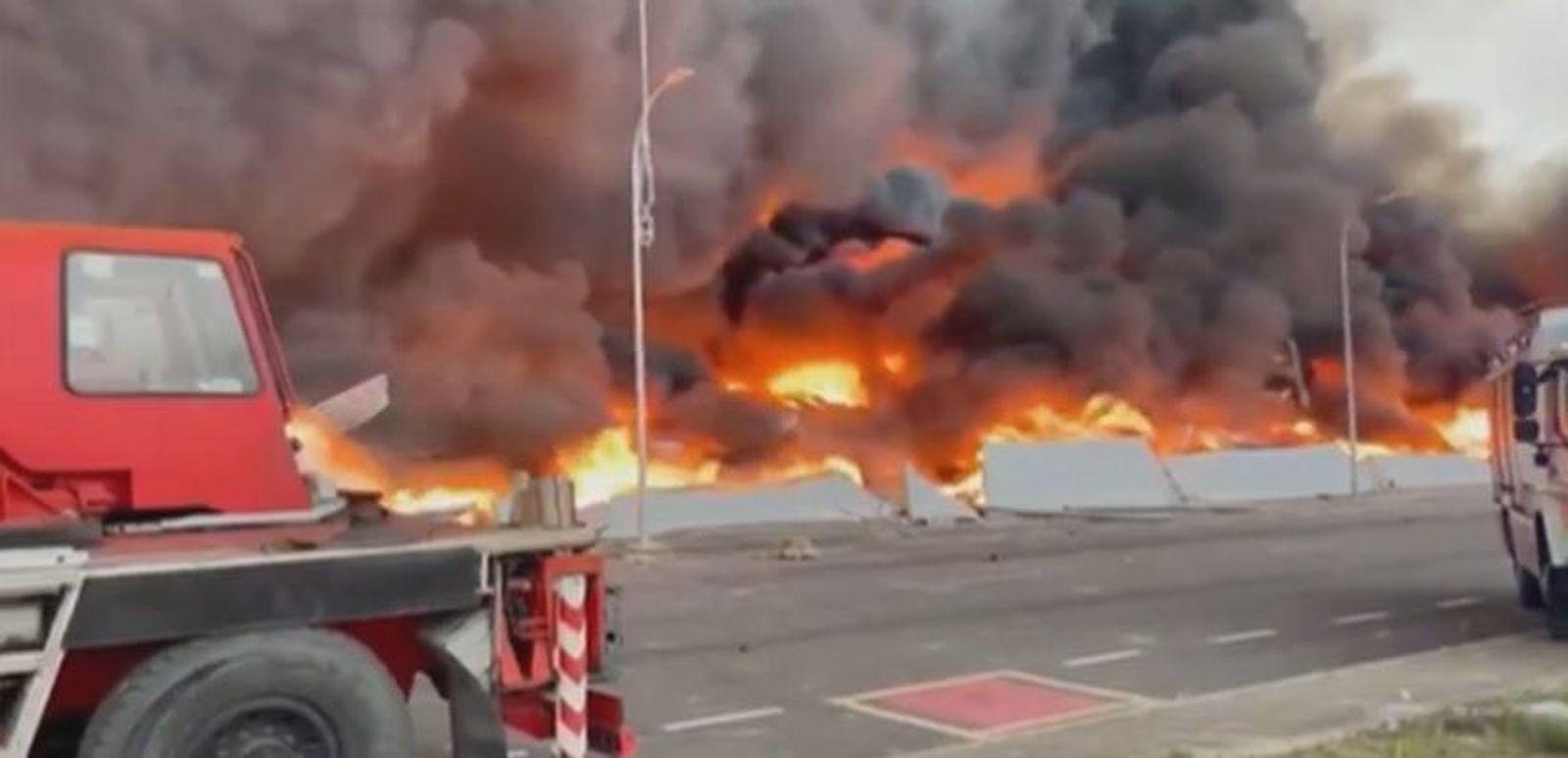Impactantes imágenes del incendio de Seseña