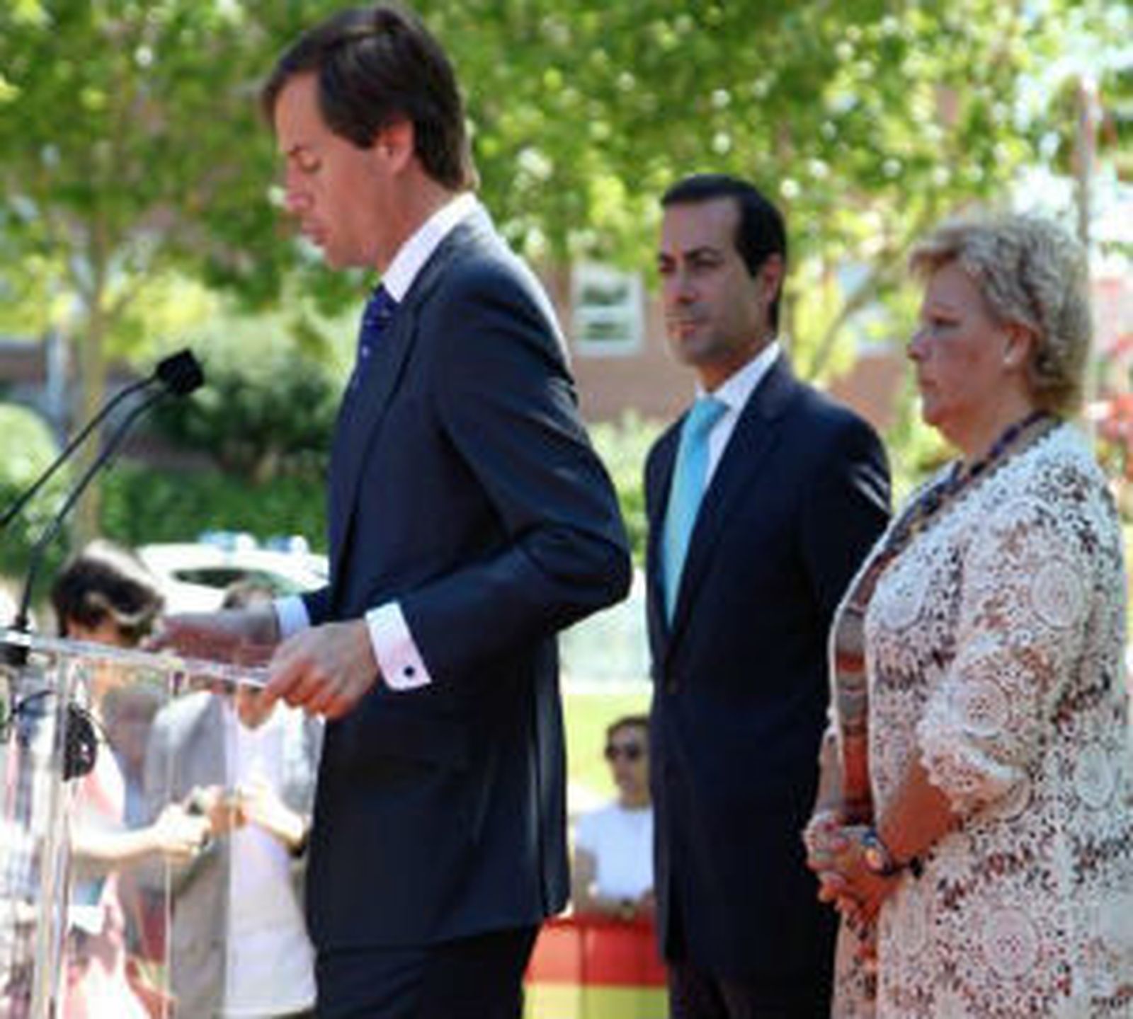 Homenaje a las víctimas en Boadilla