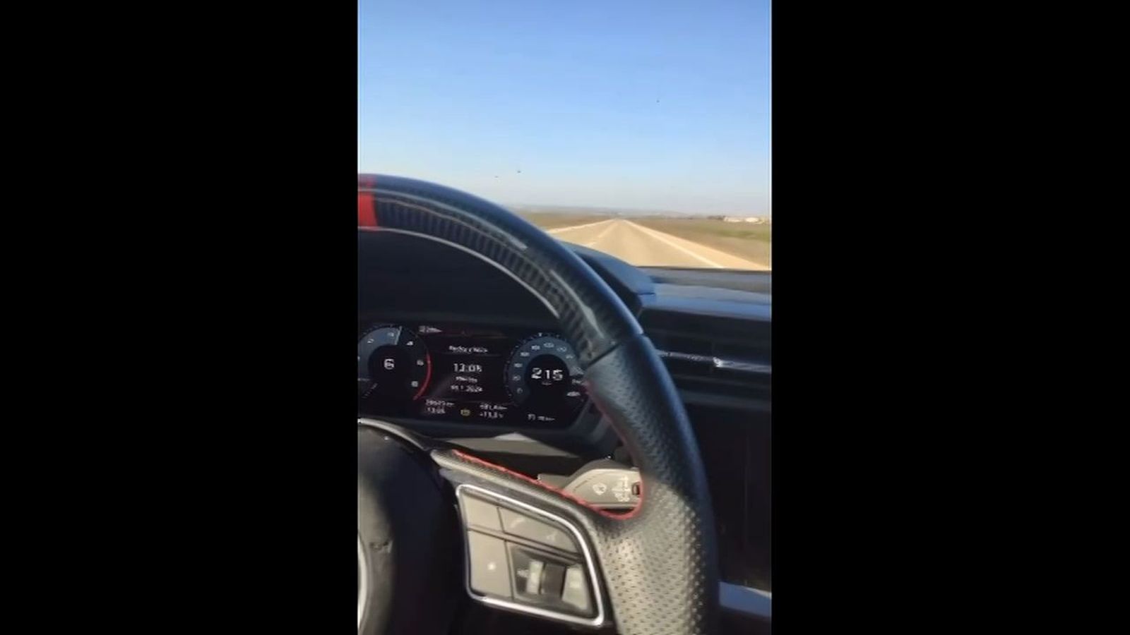 Conductor en Aranjuez a 215 km/h OK
