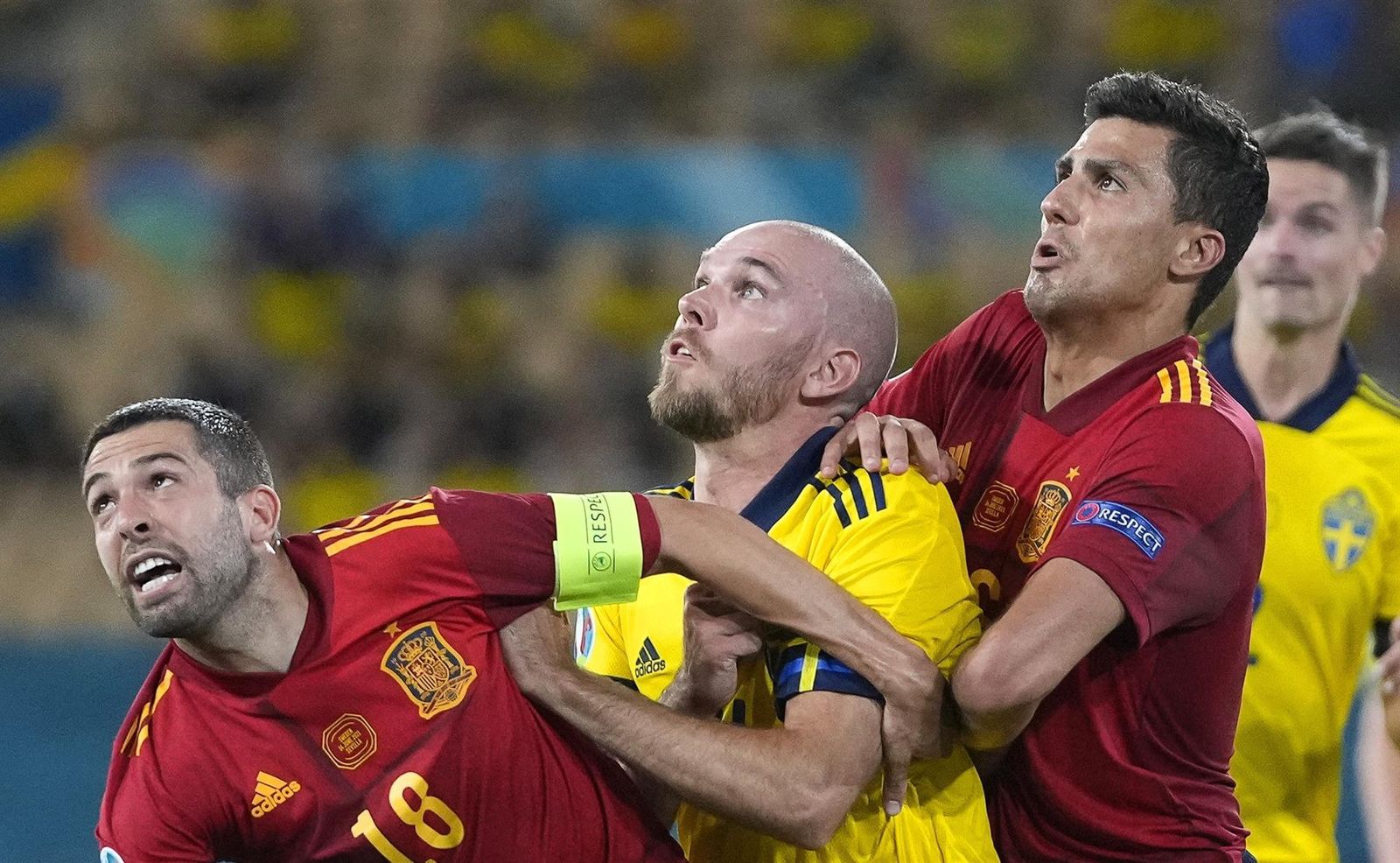 España ante Suecia
