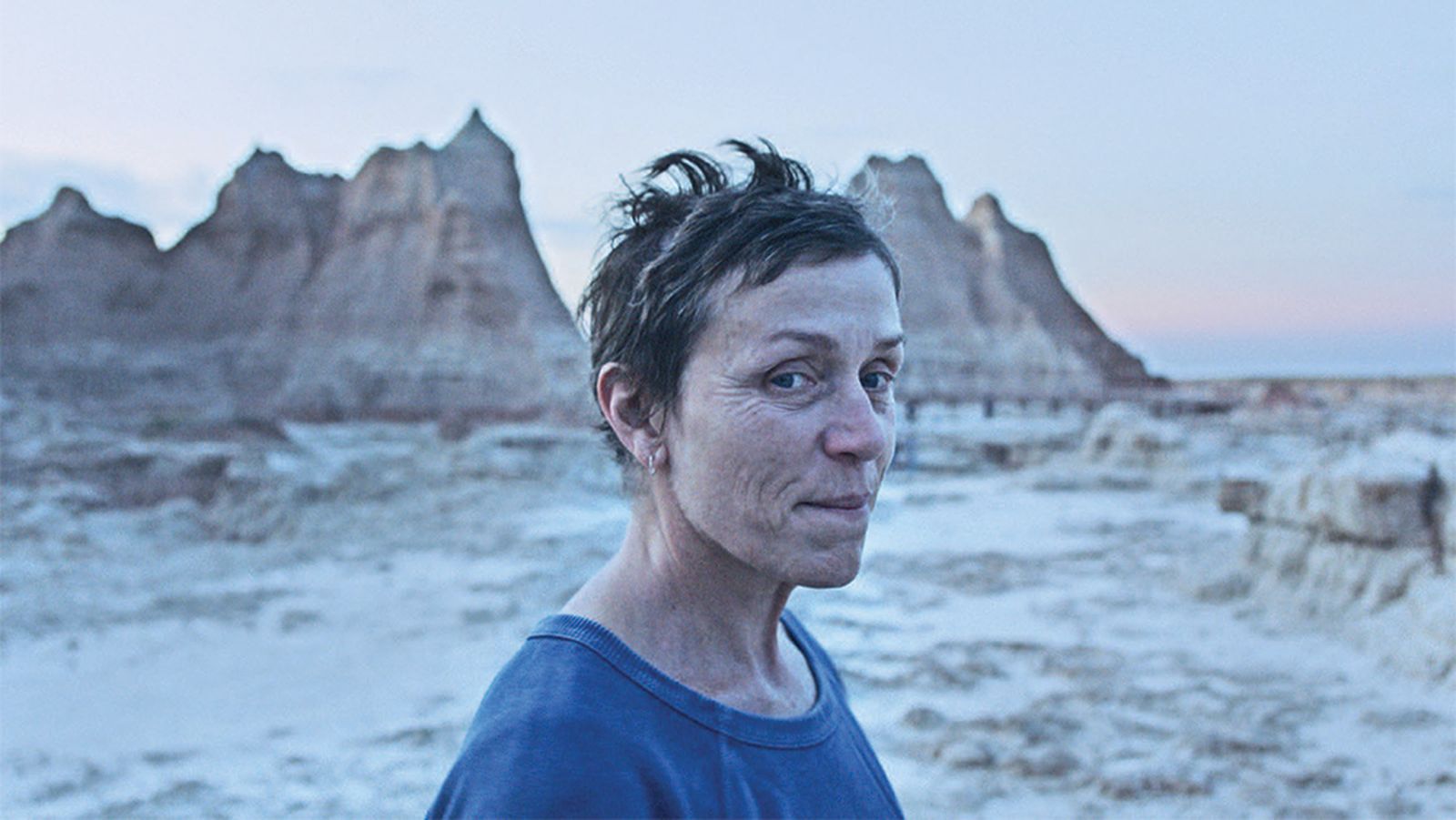 Nomadland , con Frances McDormand