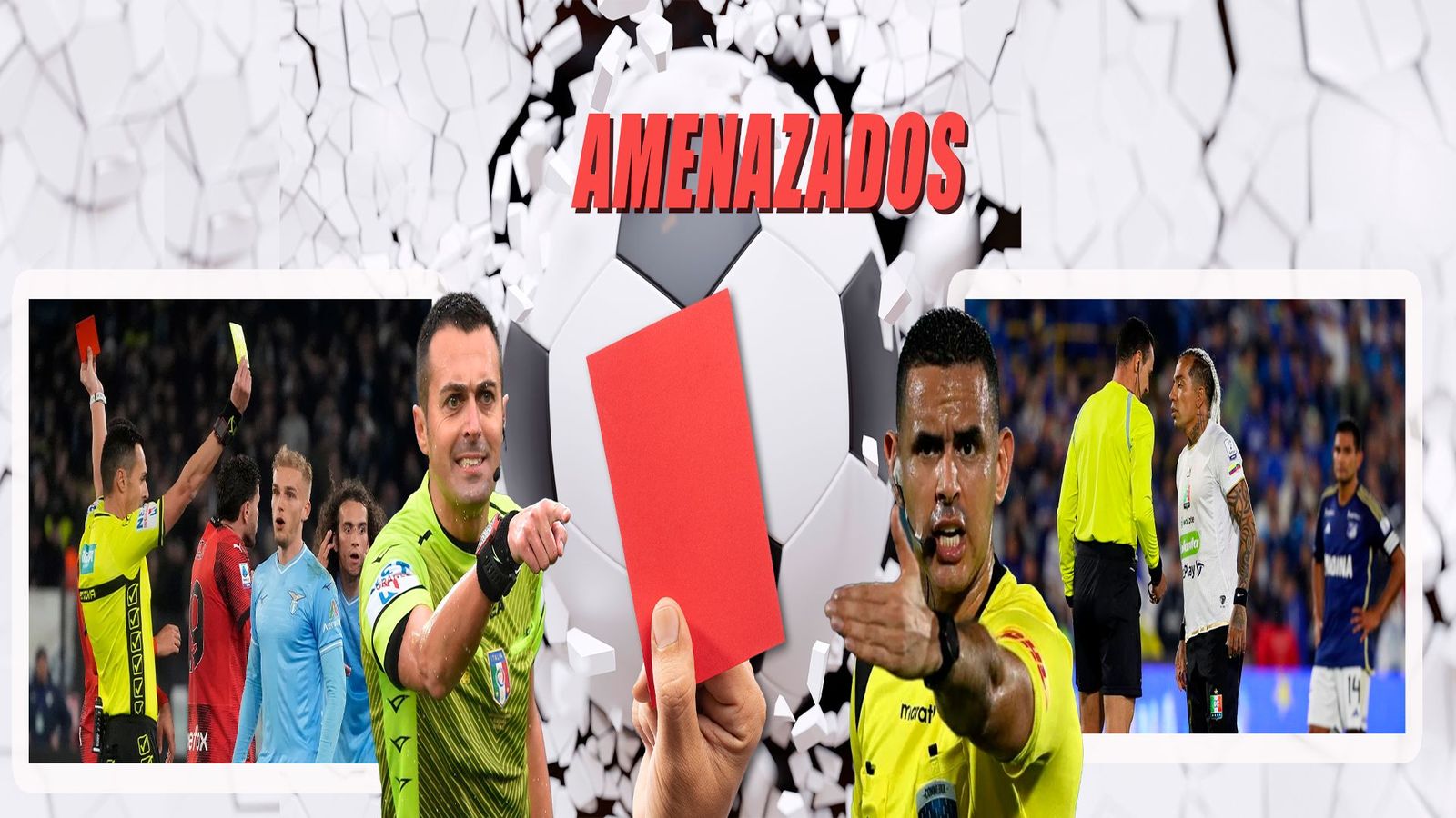 Marco di Bello y Carlos Ortega, dos árbitros amenazados