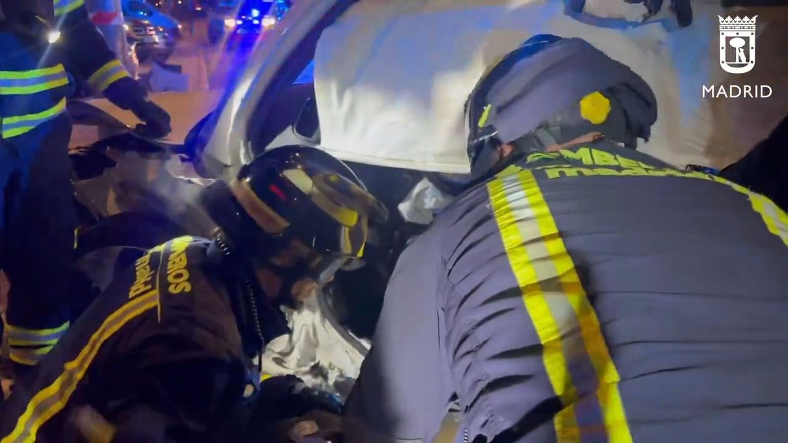 Posible carrera ilegal en Vallecas con tres heridos