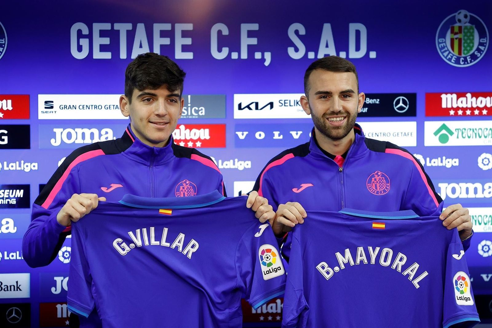 Mayoral y Villar: "Venimos a ayudar al Getafe y el Getafe nos ha ayudado a nosotros"