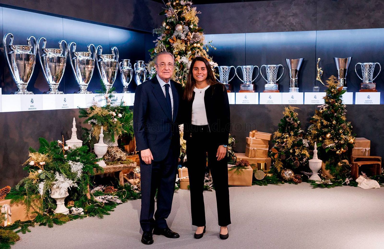 Florentino Pérez y Kenti Robles