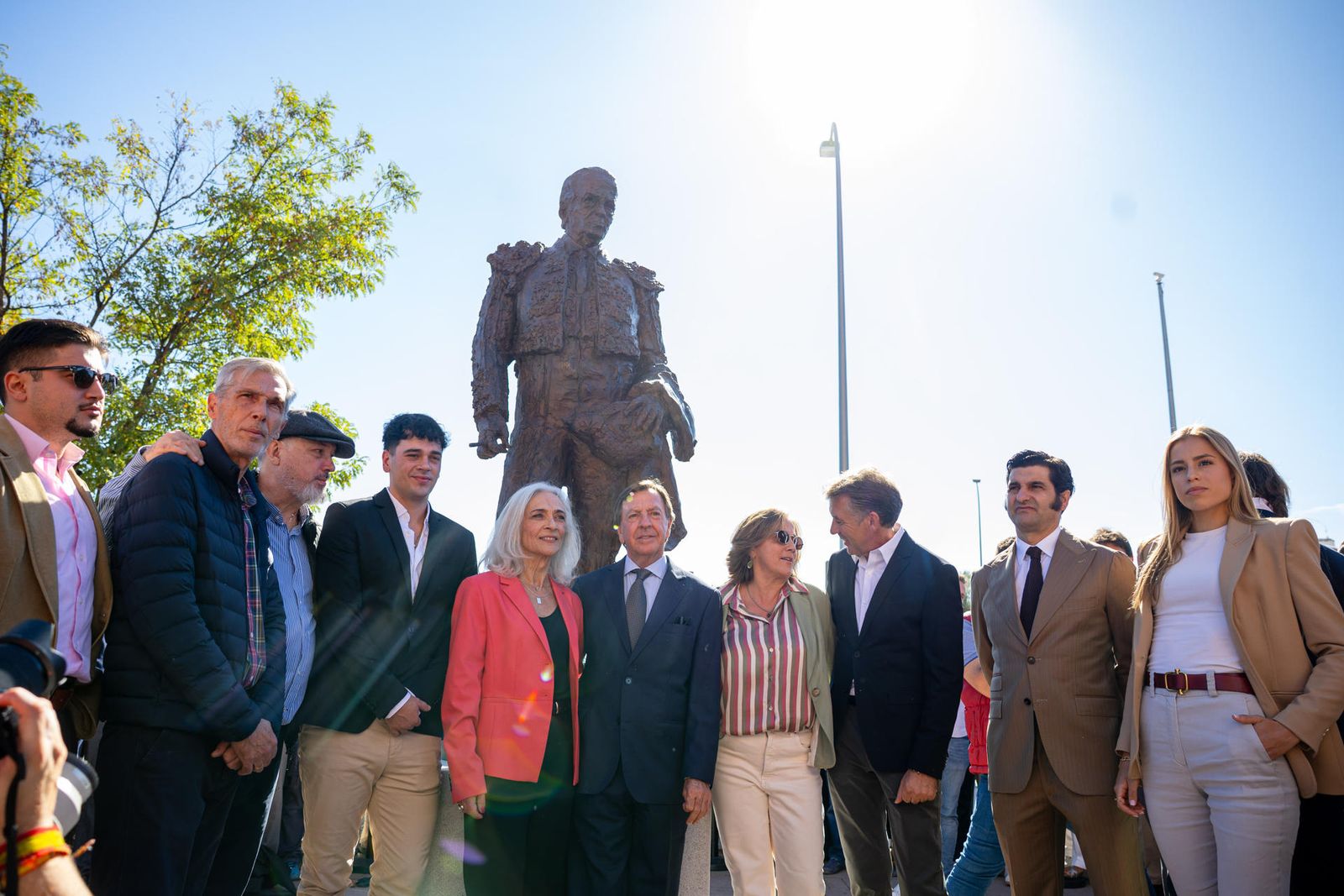 Inauguración de la estatua del maestro 'Antoñete', en Las Ventas