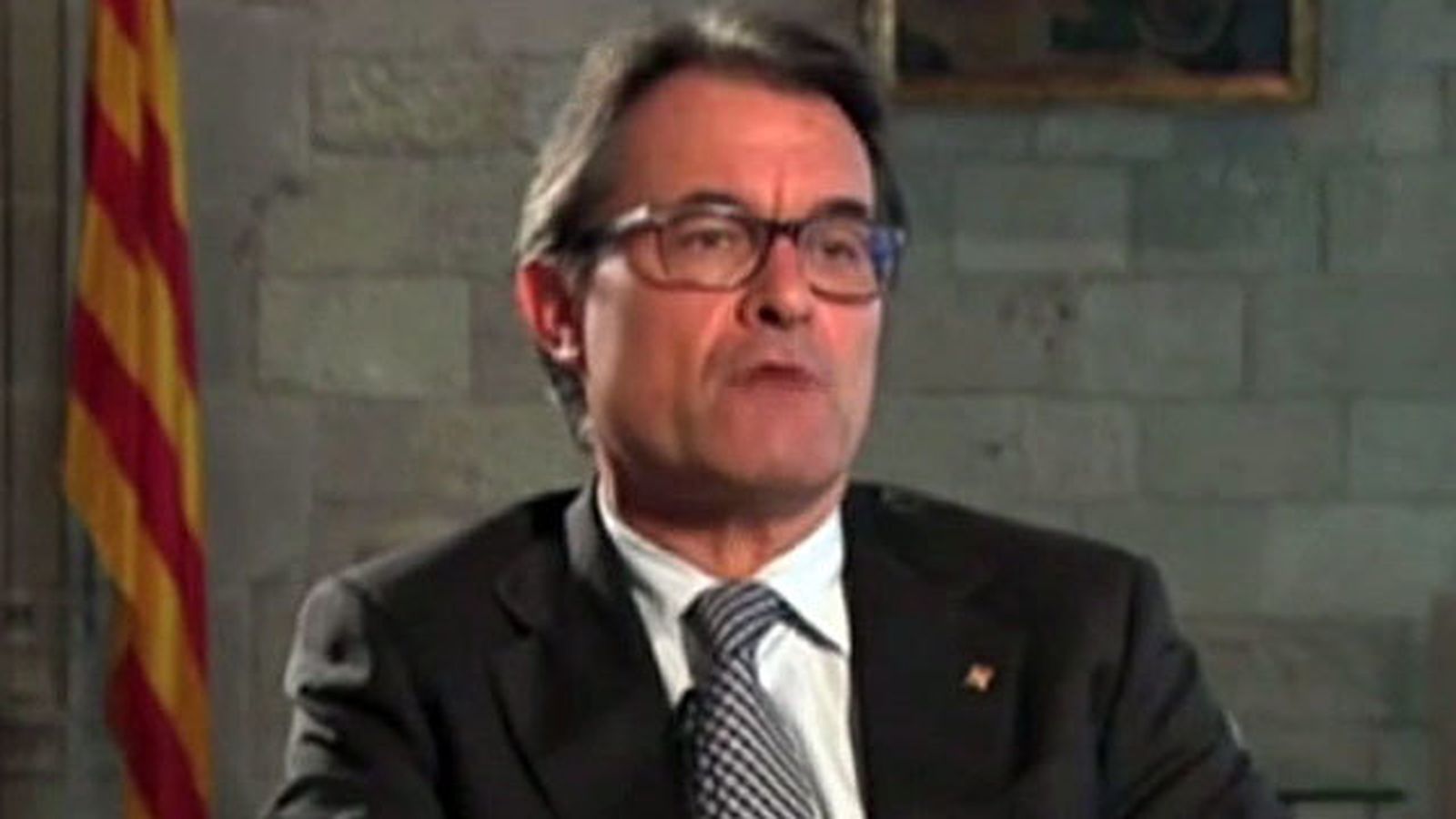 El presidente de la Generalitat, Artur Mas
