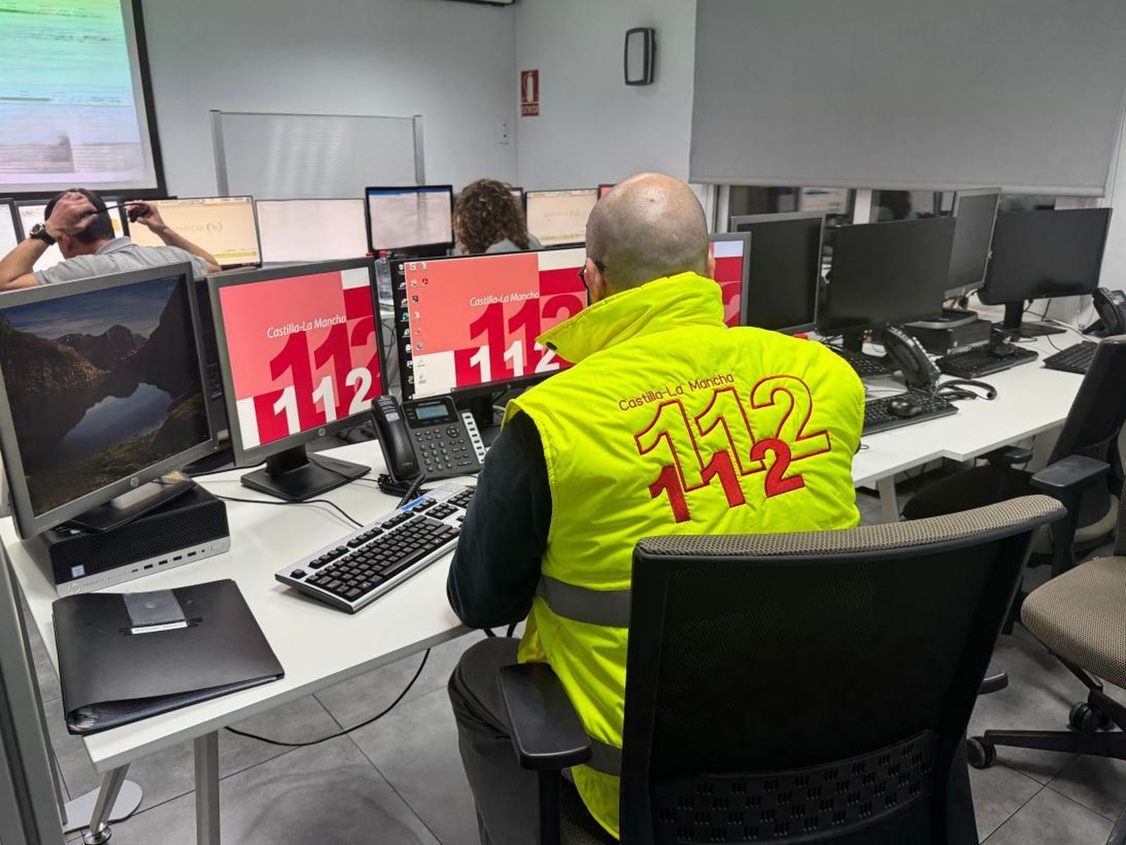 Operador del 112 de Castilla-La Mancha