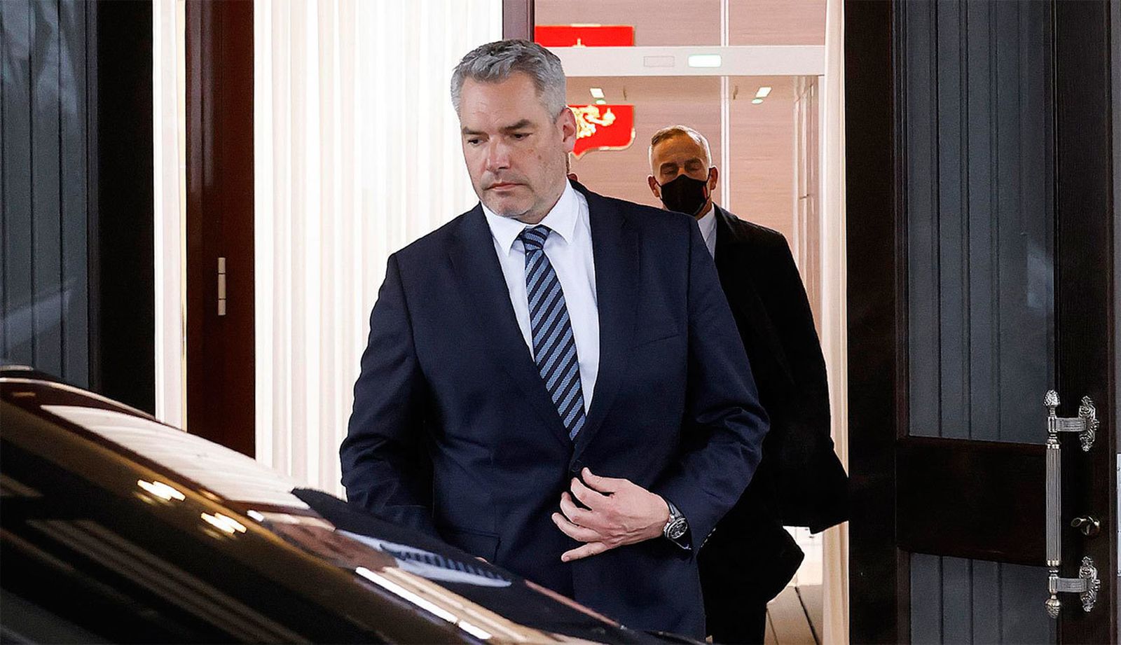 El canciller federal austríaco, Karl Nehammer