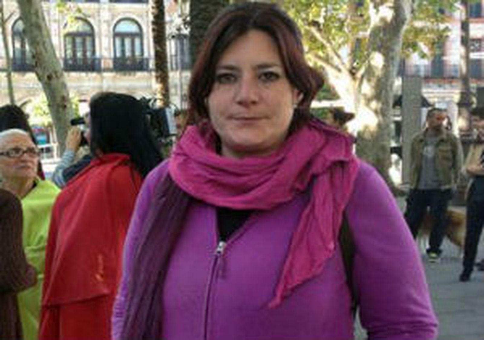 Irma Blanco, portavoz de la corrala Utopía