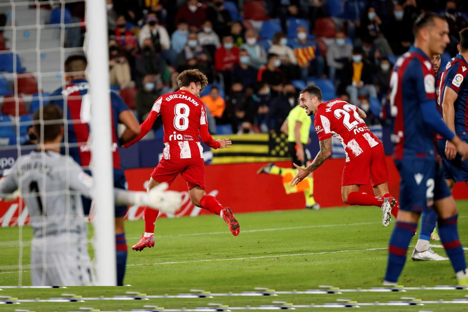 Griezmann marca ante el Levante
