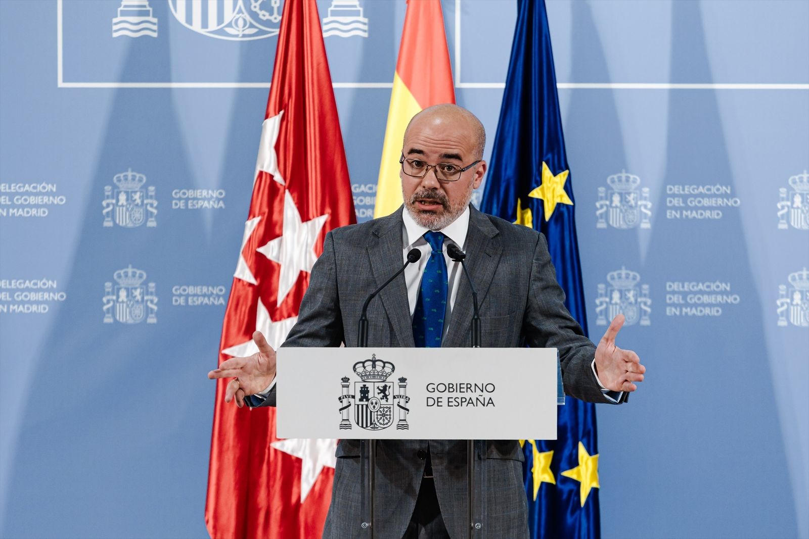 El delegado del Gobierno en Madrid, Francisco Martín