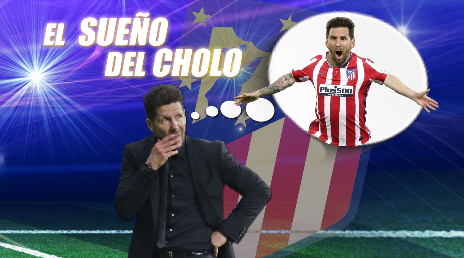 Simeone intentó fichar a Messi a través de Luis Suárez