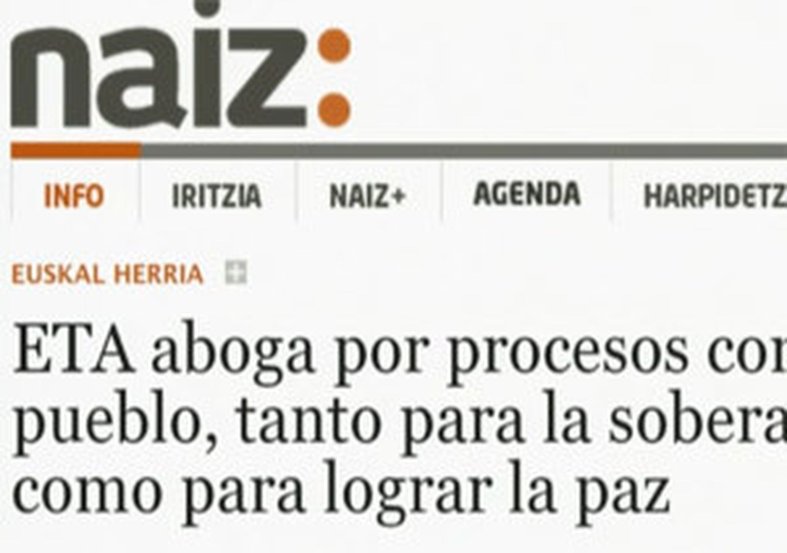 Comunicado de ETA