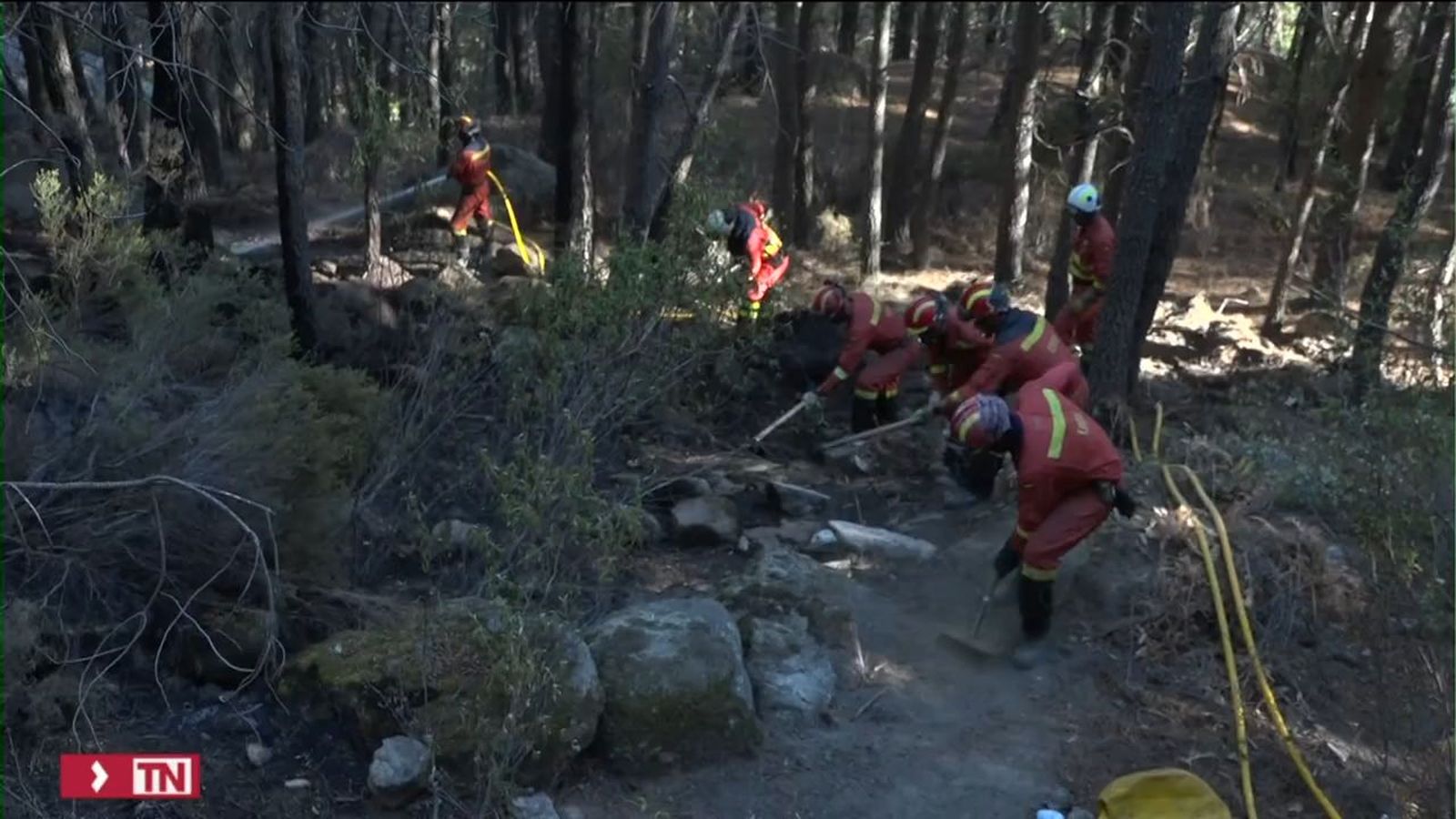 Así evoluciona el incendio en Ávila