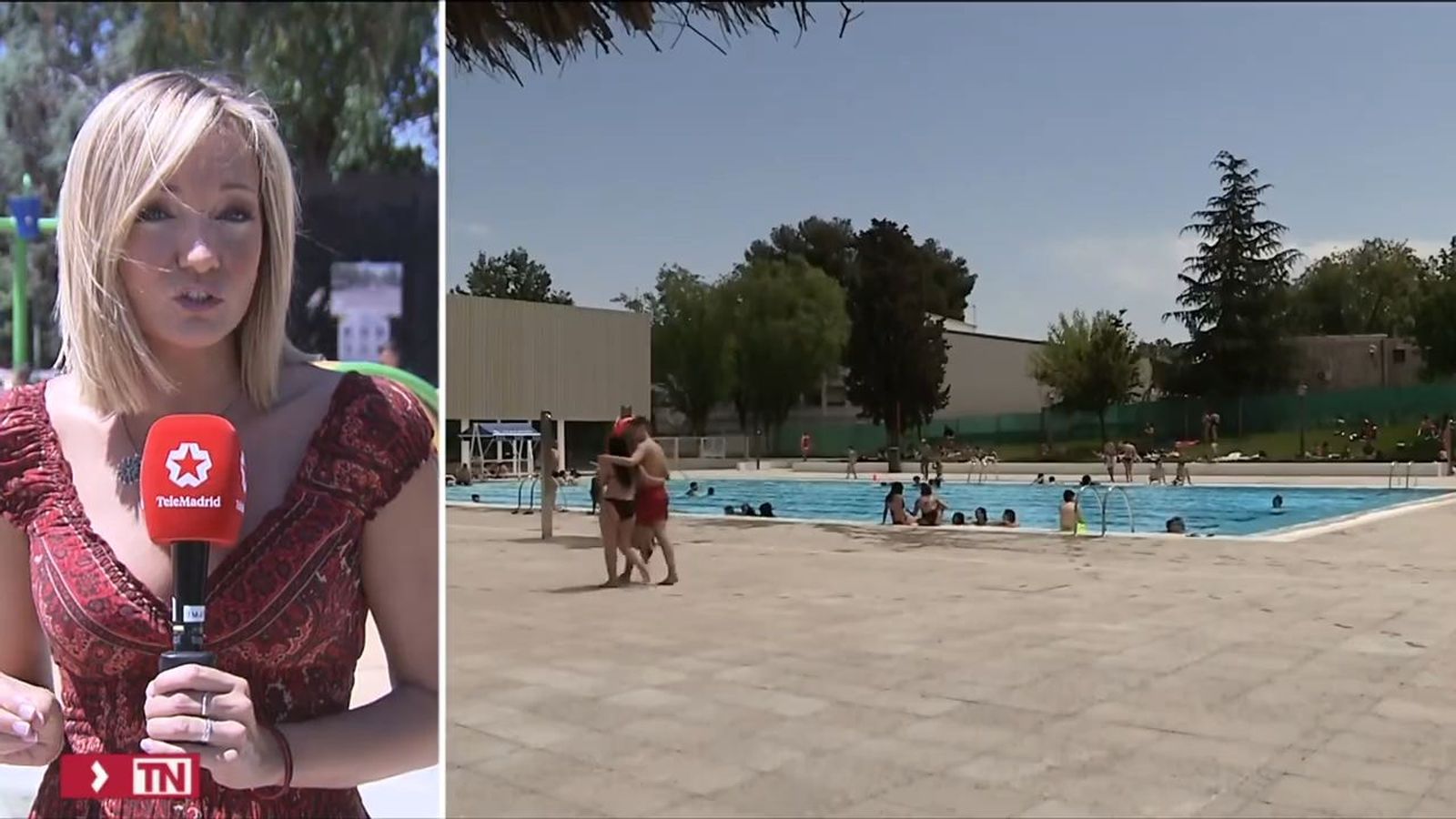 Salvan a un bebé en piscina de Alcorcón
