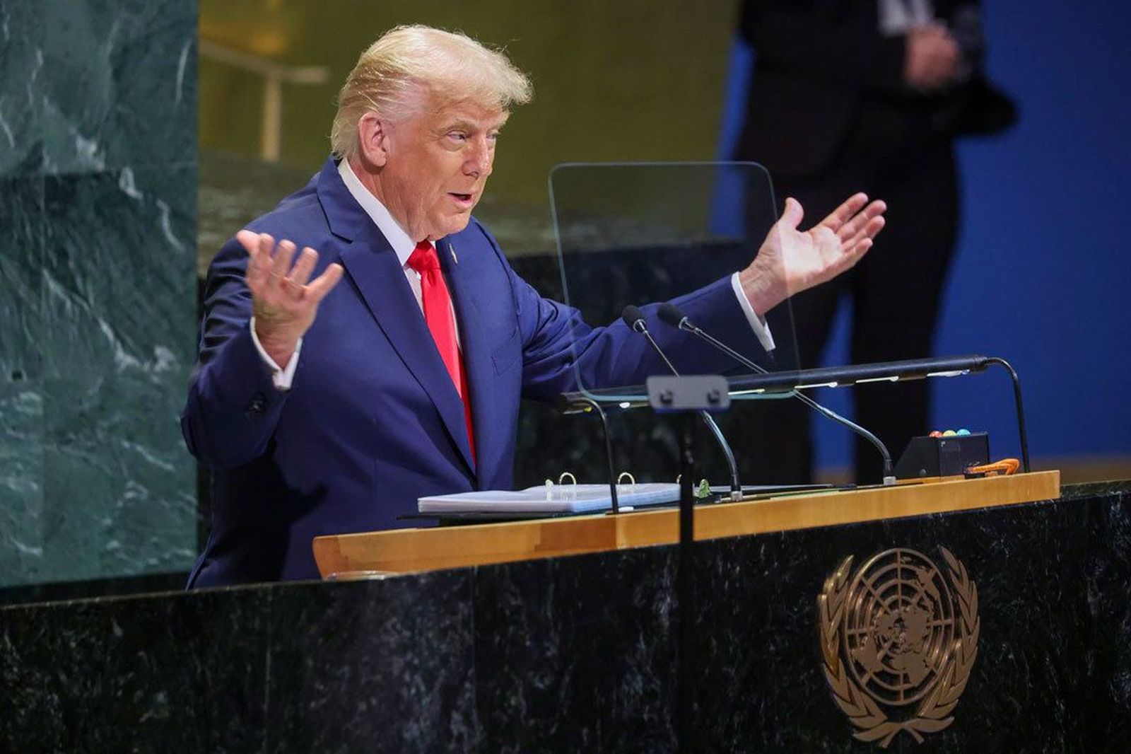 Trump, 'en estado puro' ante la Asamblea General de la ONU