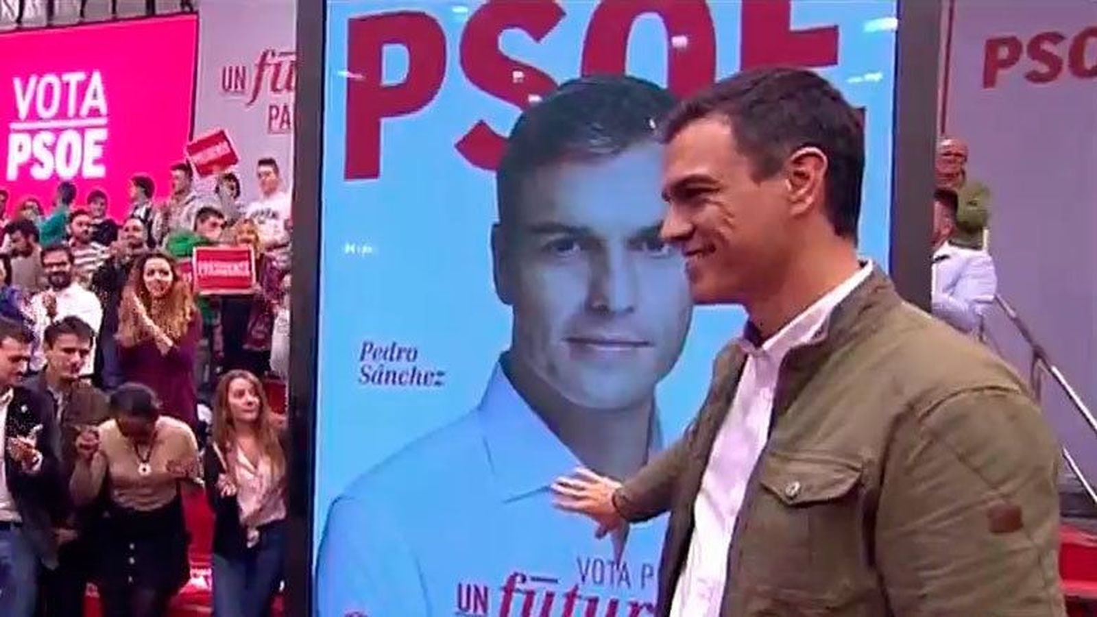 Sánchez avisa que habrá cambio si sacan "un voto más que el PP"