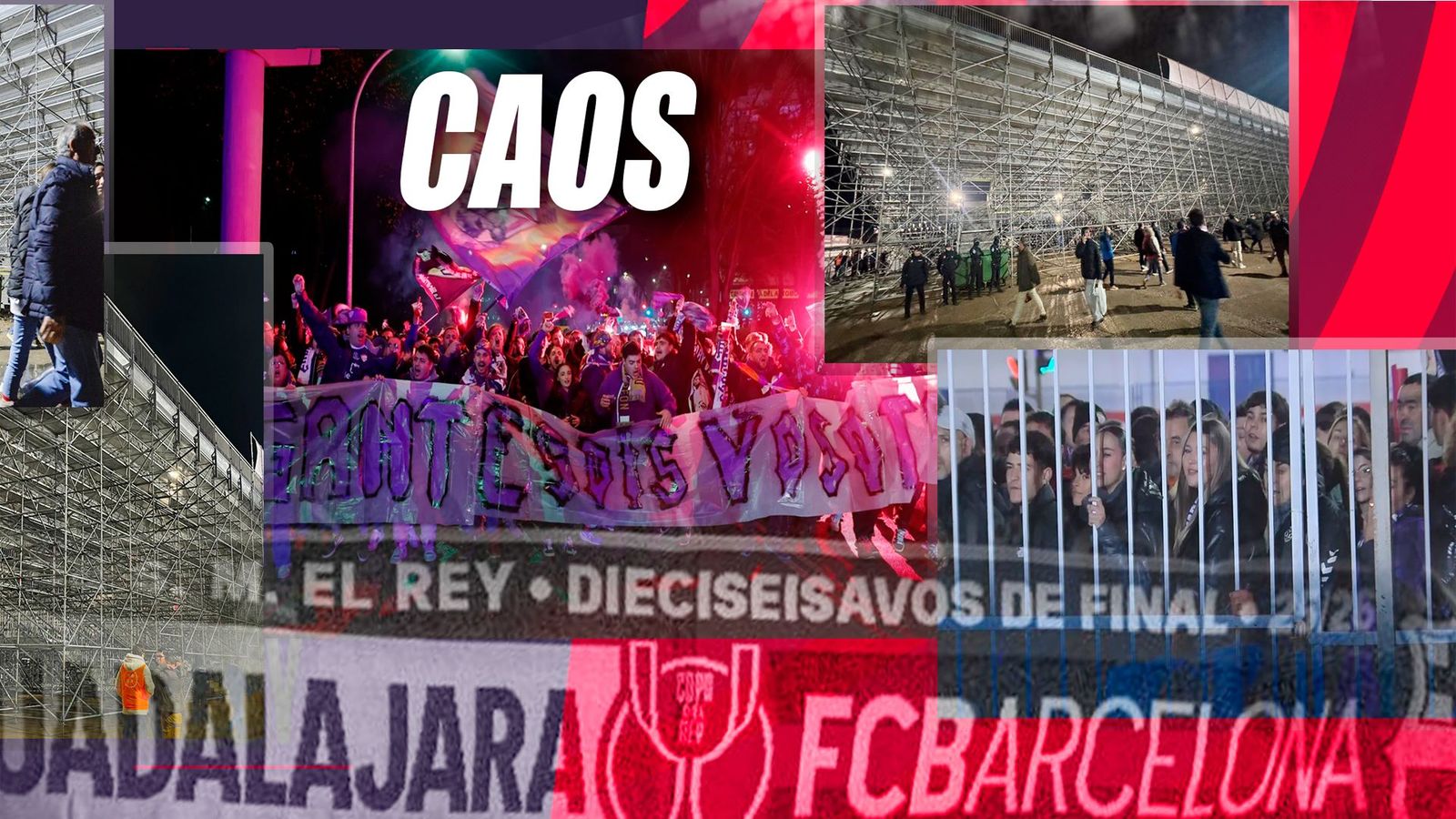 Lío con el Guadalajara-Barcelona de Copa por problemas de seguridad