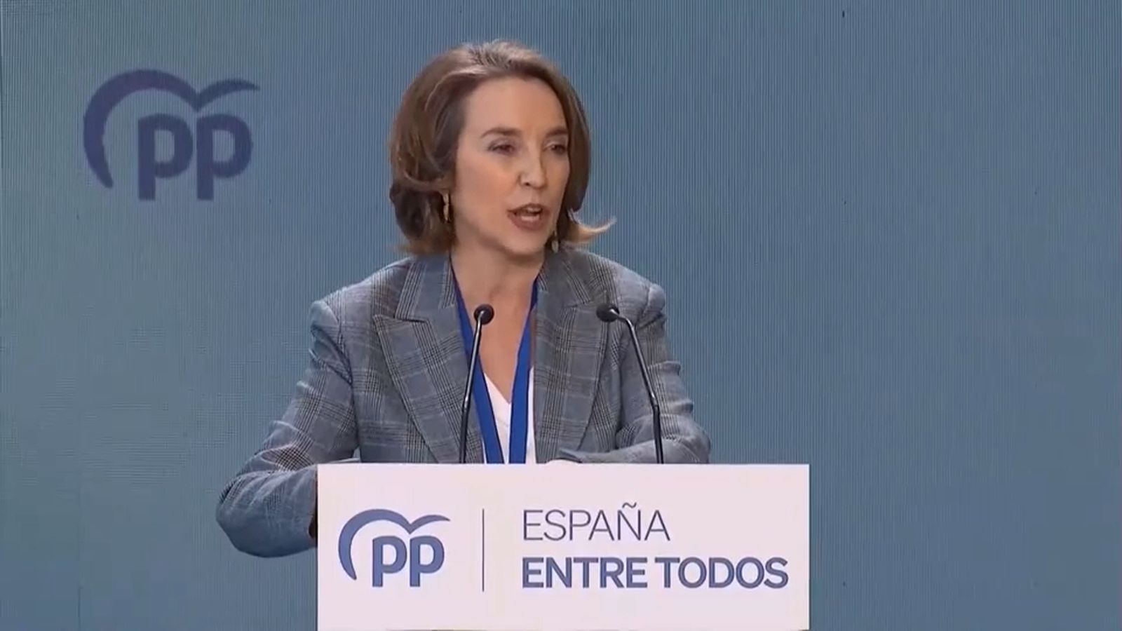 La secretaria general del PP, Cuca Gamarra