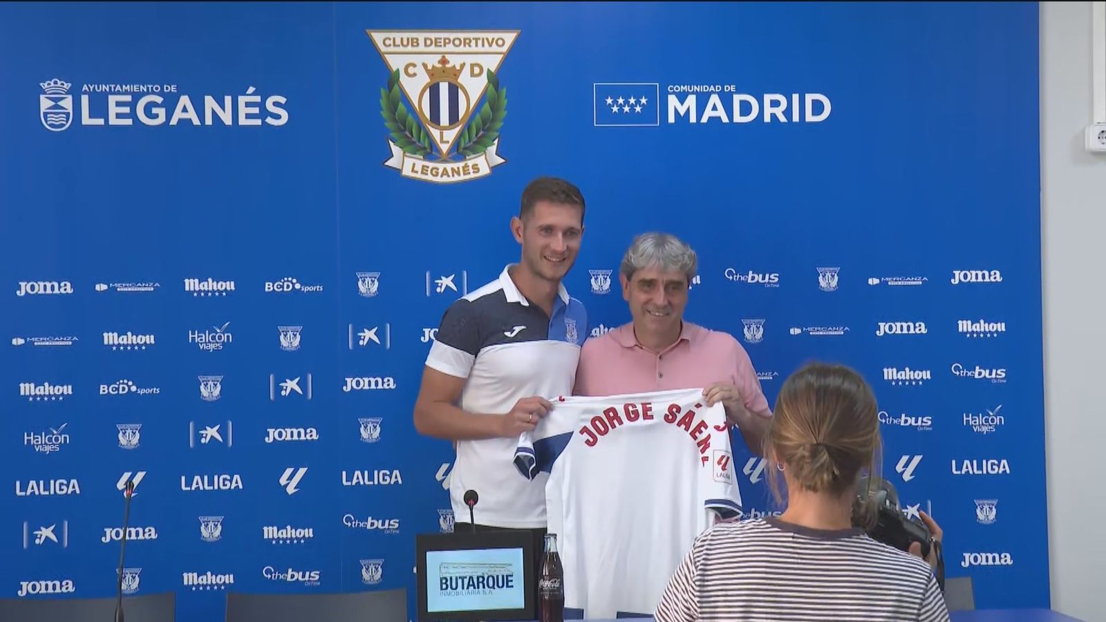 El Leganés presenta a Jorge Sáenz