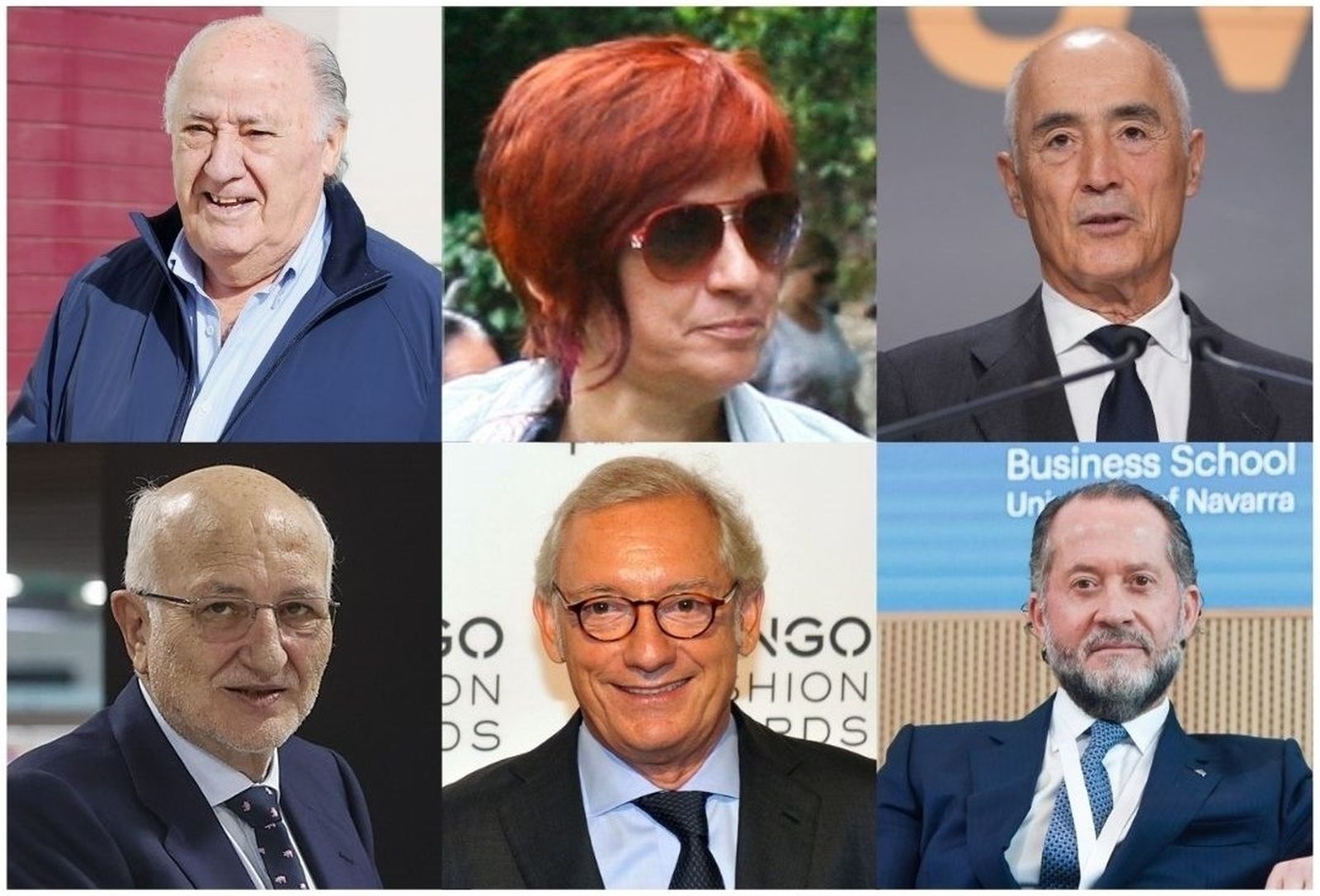 Amancio Ortega y su hija Sandra, Rafael del Pino, Juan Roig Alfonso e Isak Andik, los españoles con más riqueza según Forbes