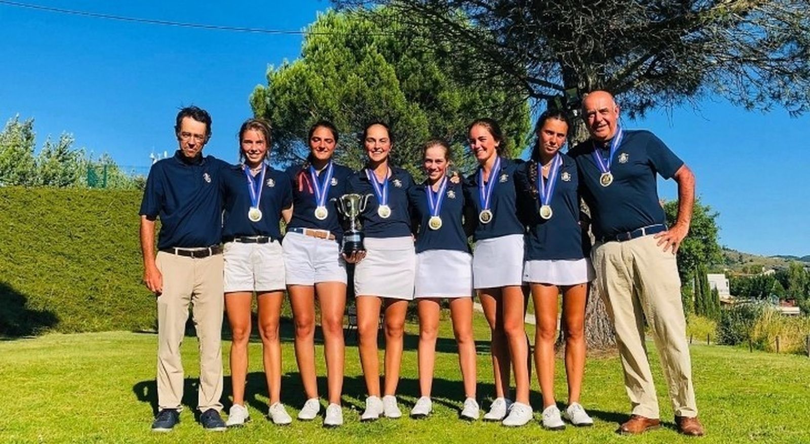 Campeonas madrileñas de golf
