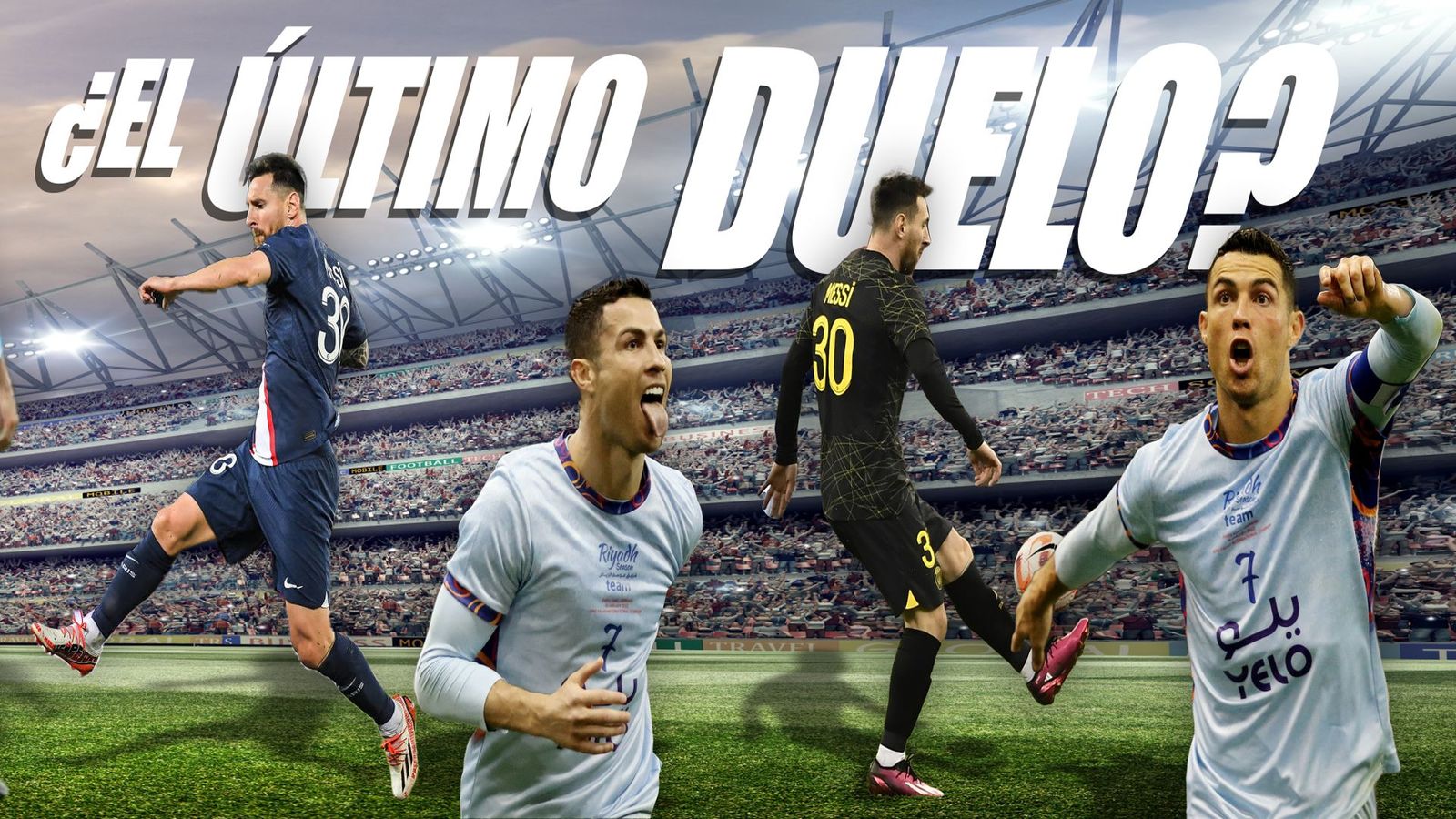 Cristiano Ronaldo y Messi, espectáculo de un duelo eterno