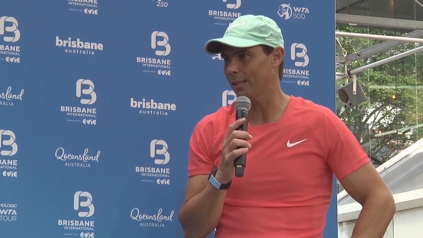 Rafa Nadal en Brisbane