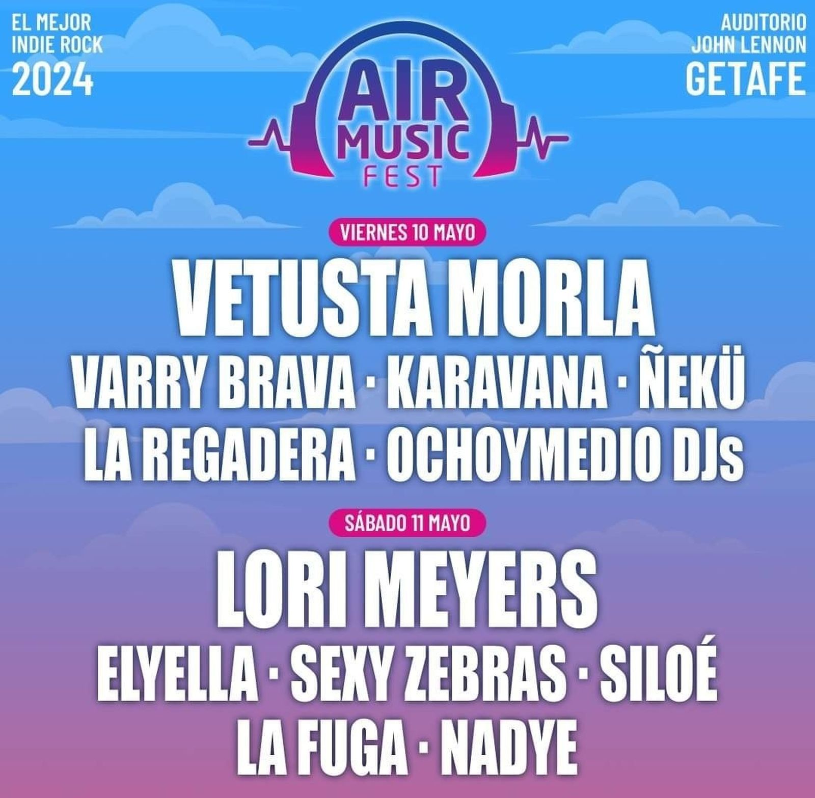 Cartel del festival Air Music Fest