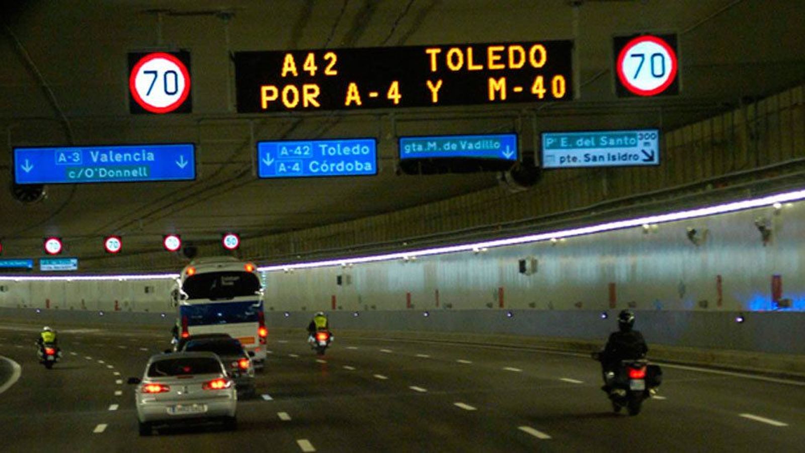 Los túneles de la M-30 refuerzan su seguridad con 17 millones de euros