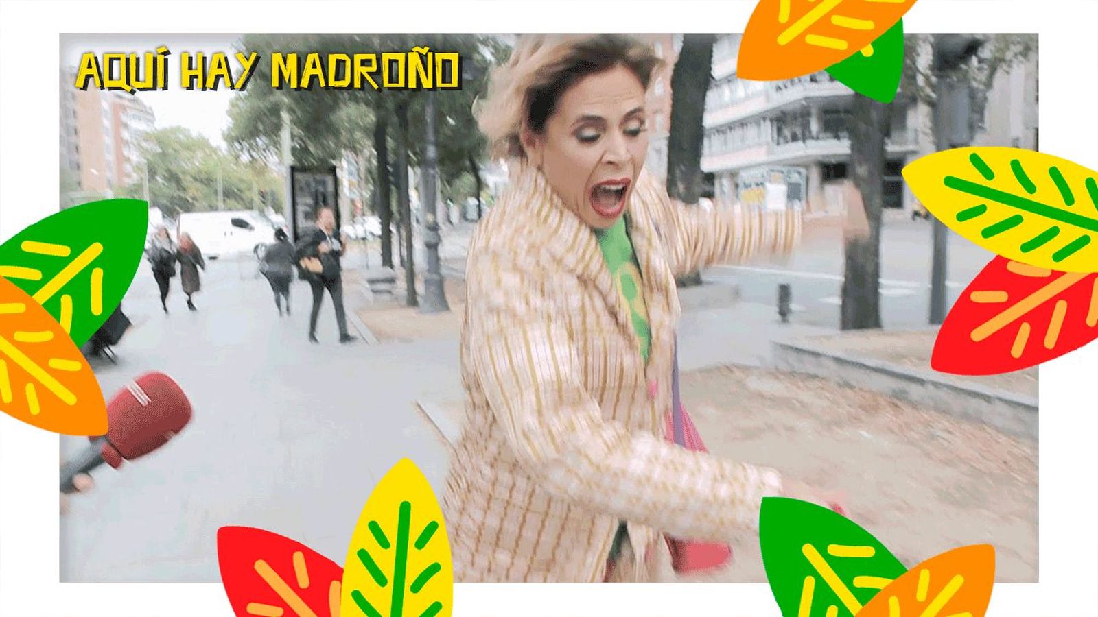 Ágatha Ruiz de la Prada da la cara mientras recoge la caca de su perro