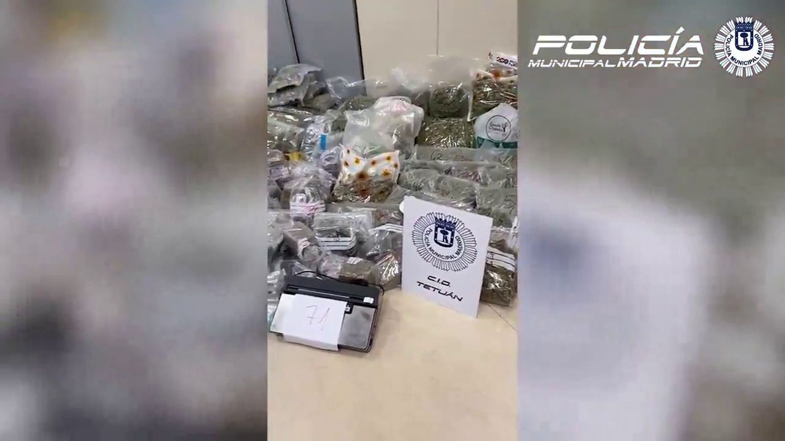 Droga incautada por la Policía