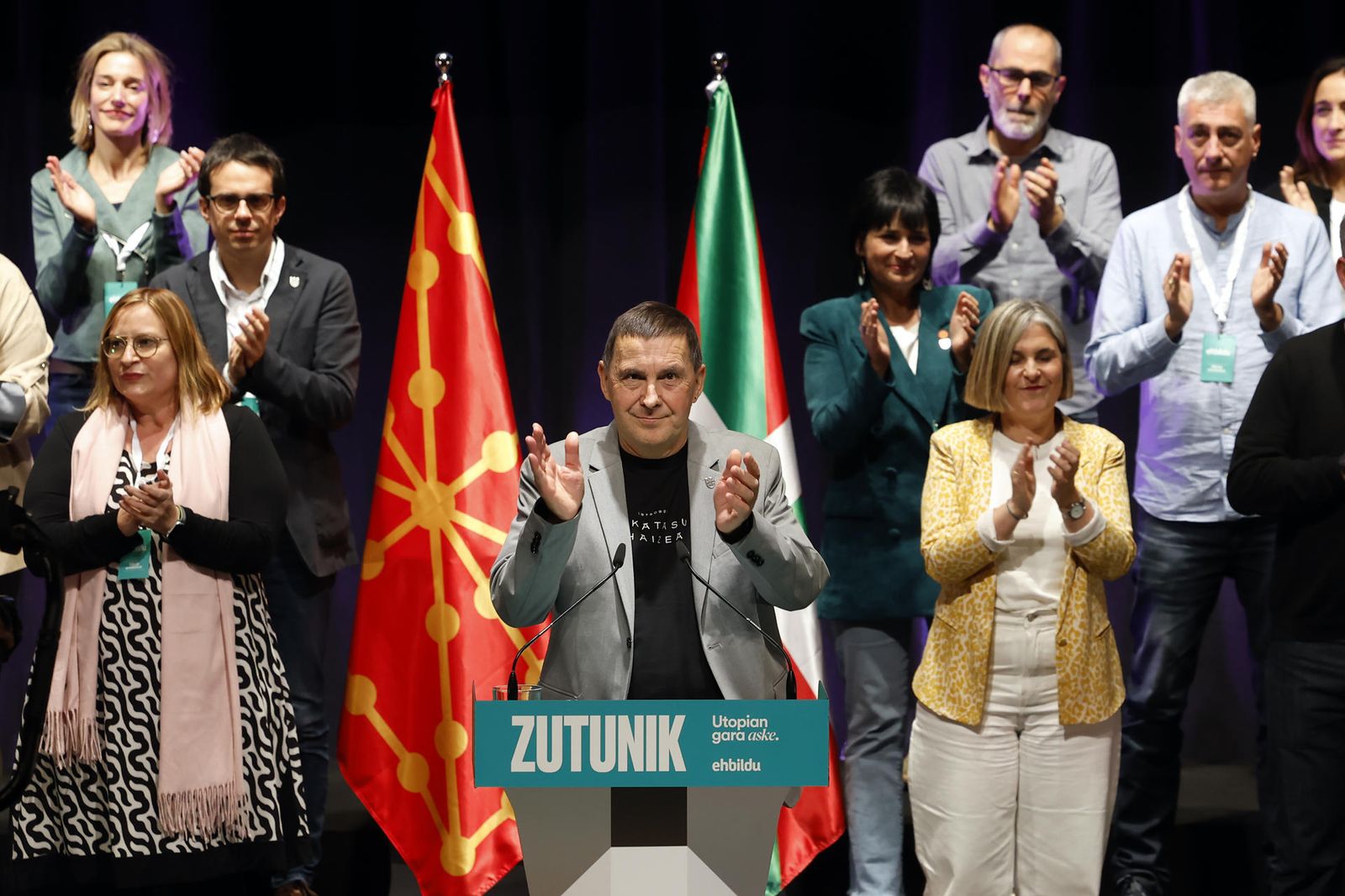 Otegi defiende listas con PNV para generales y europeas para que vascos hablen como pueblo