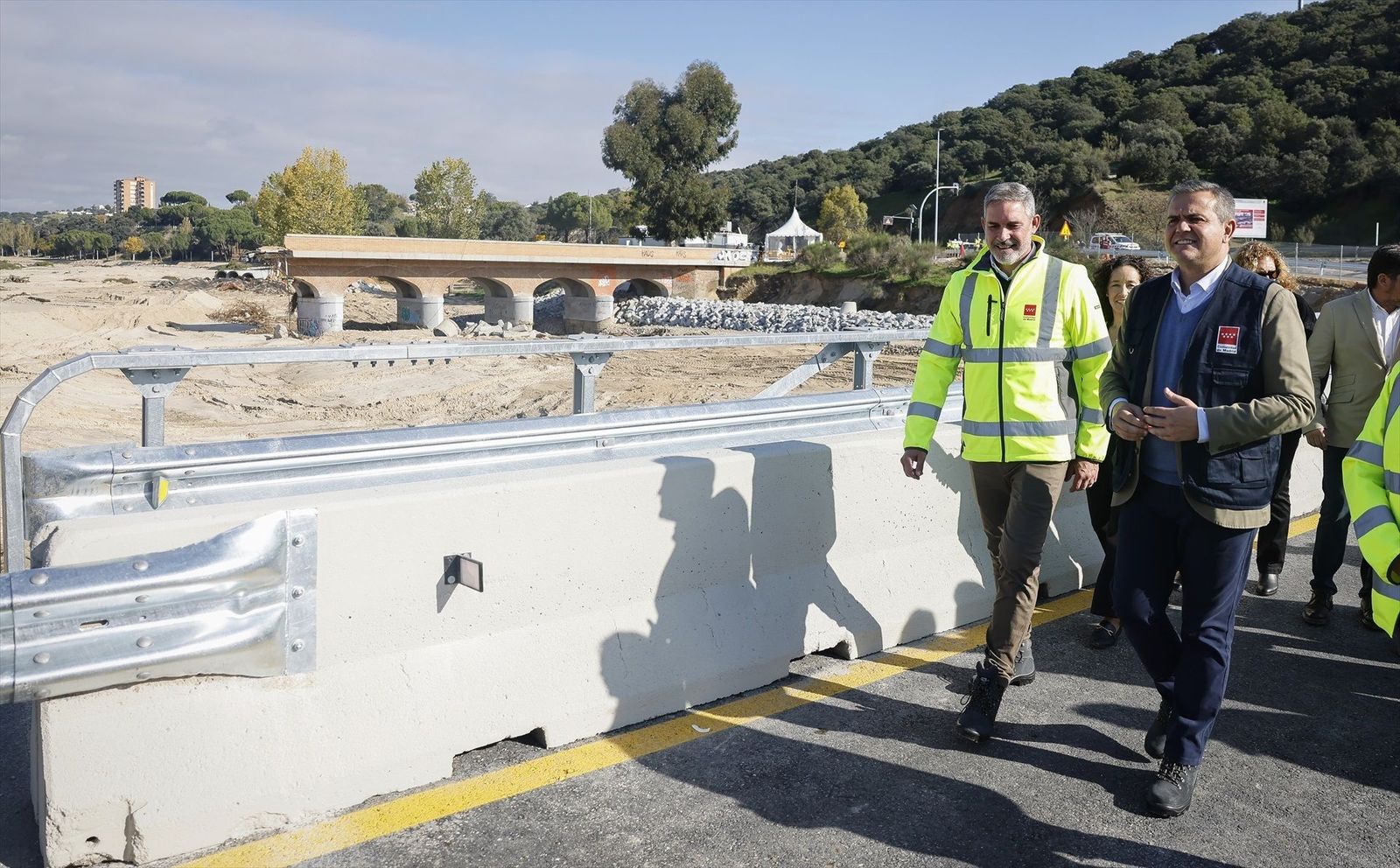 El Ministerio de Transición Ecológica sanciona a la Comunidad de Madrid por los puentes provisionales tras la dana en Aldea del Fresno