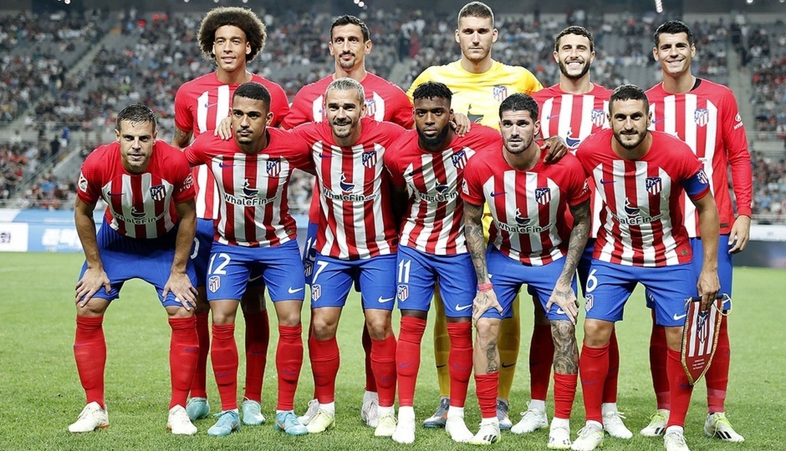 Primer equipo titular del Atlético de Madrid en su debut de la pretemporada 2023-24