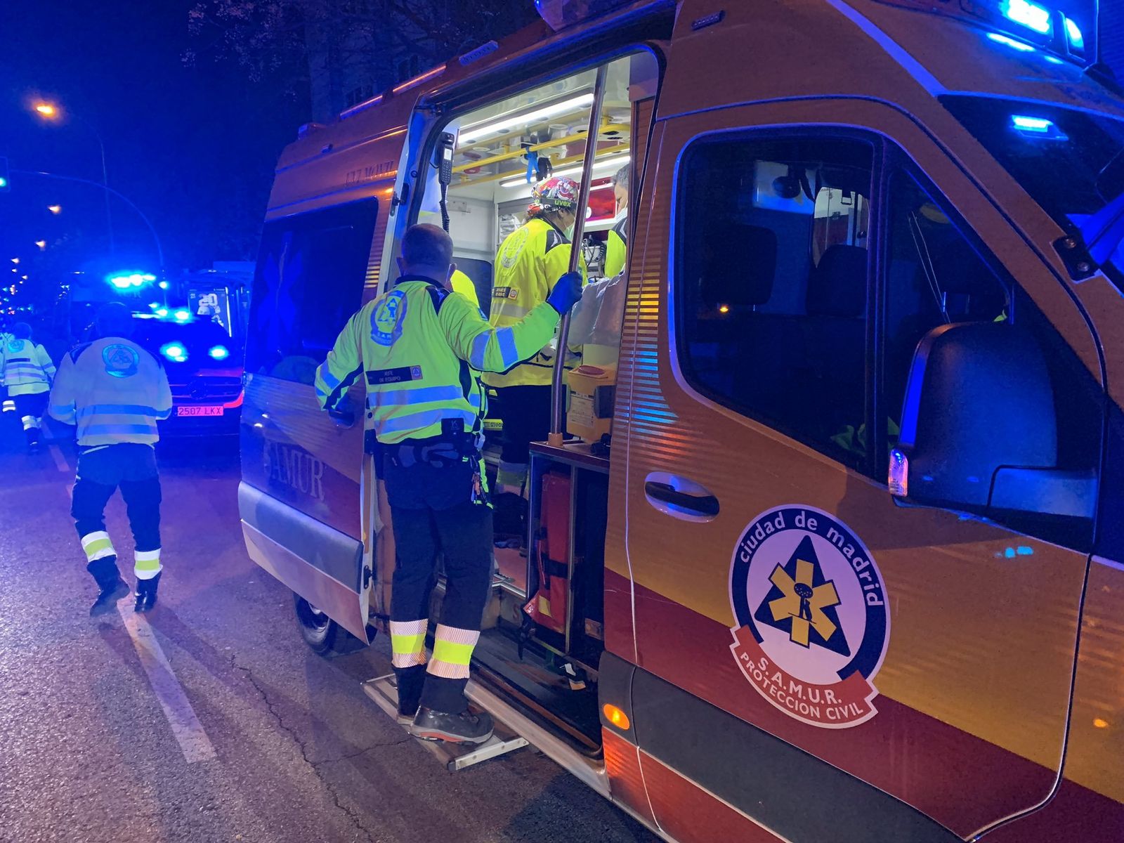 Samur Protección Civil en Madrid