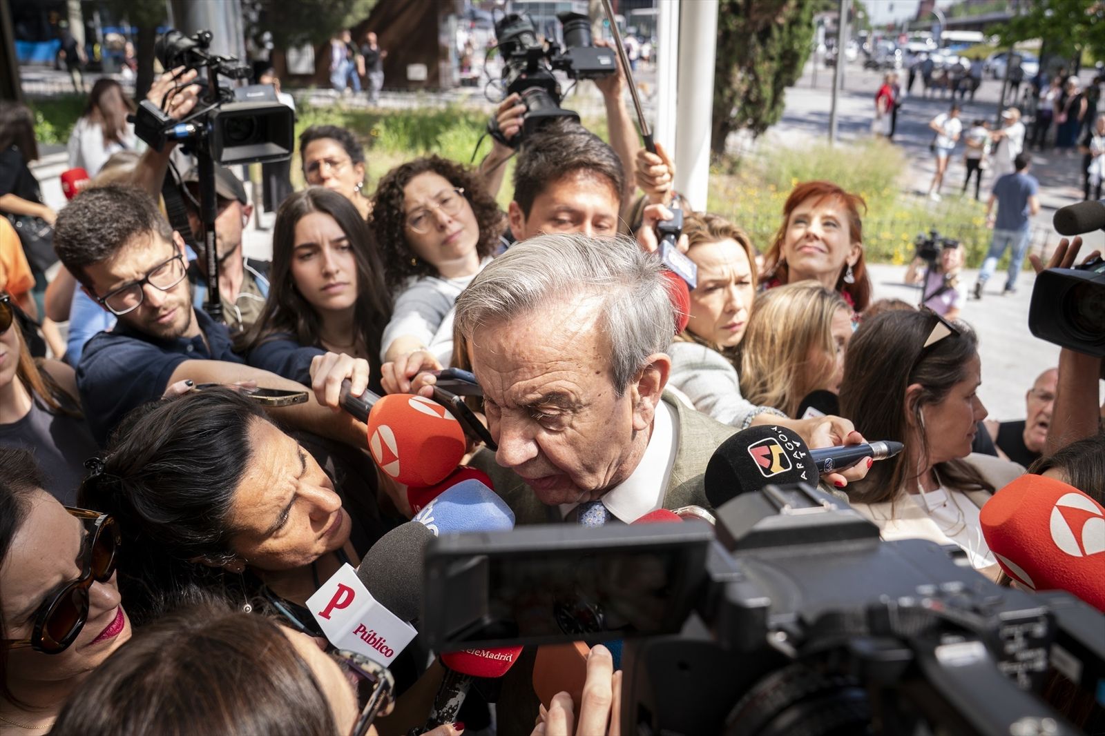El exasesor sanitario, Antonio Burgueño, a su llegada a los Juzgados de Plaza Castilla
