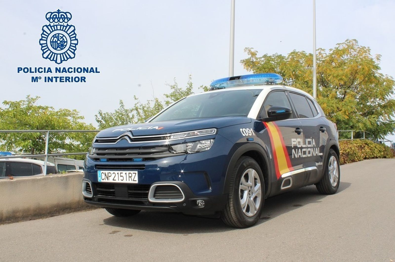 Vehículo de la Policía Nacional