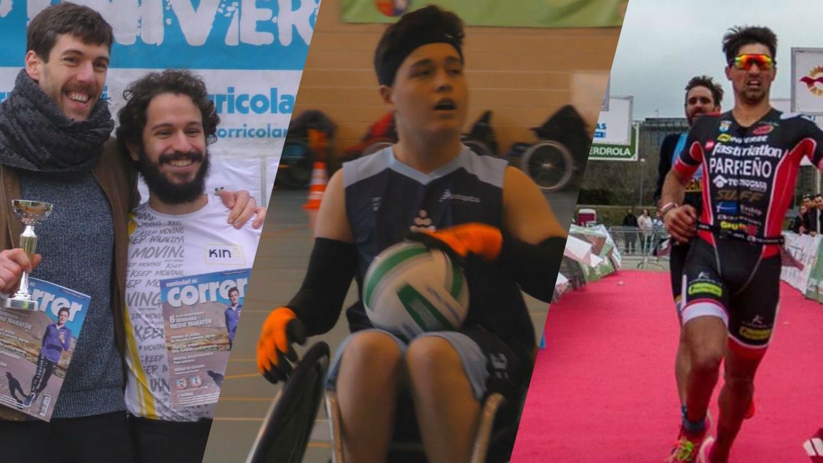 Rugby en silla de ruedas, media maratón universitaria y duatlón
