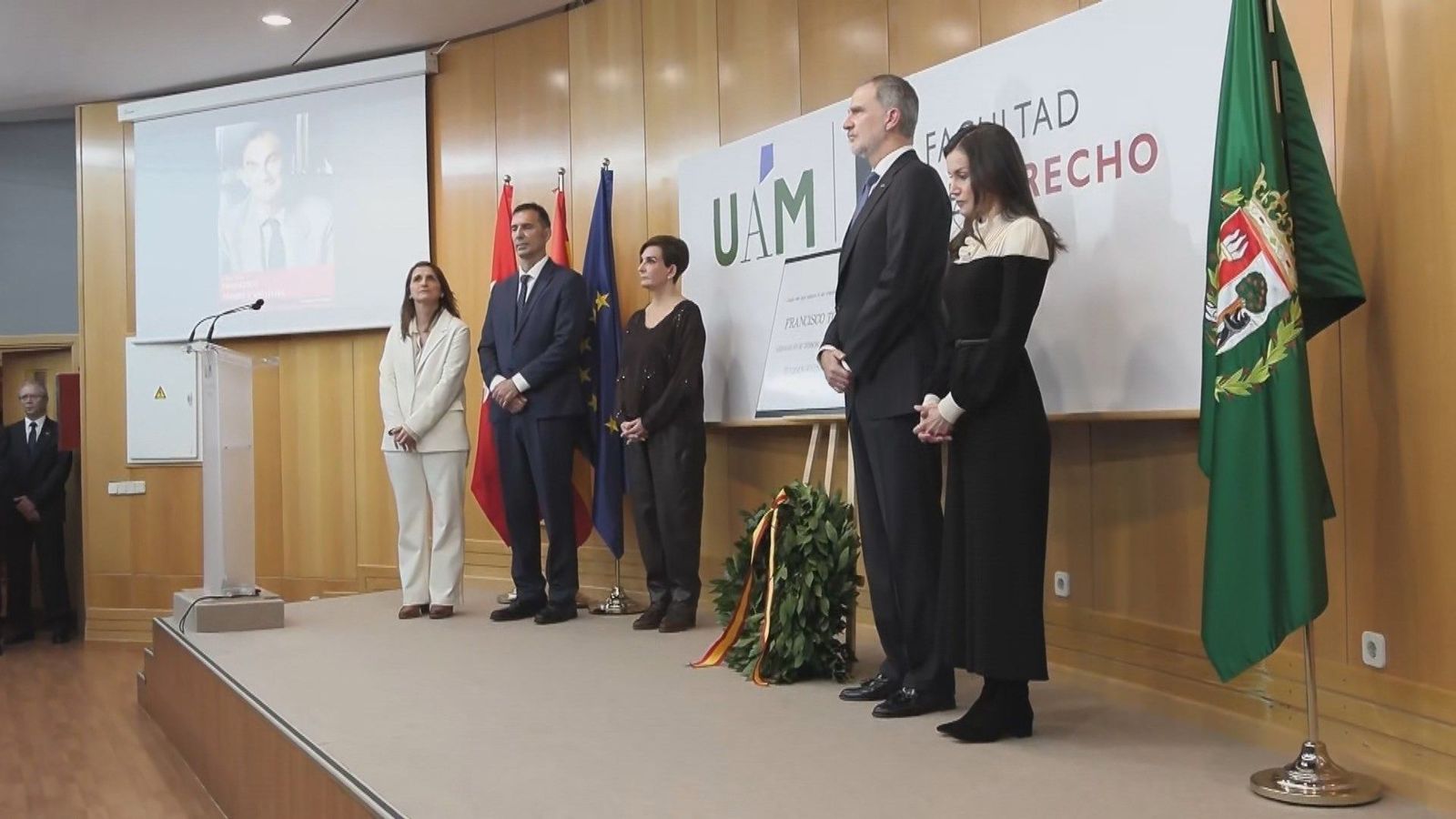 Los Reyes homenajean a Tomás y Valiente en la UAM