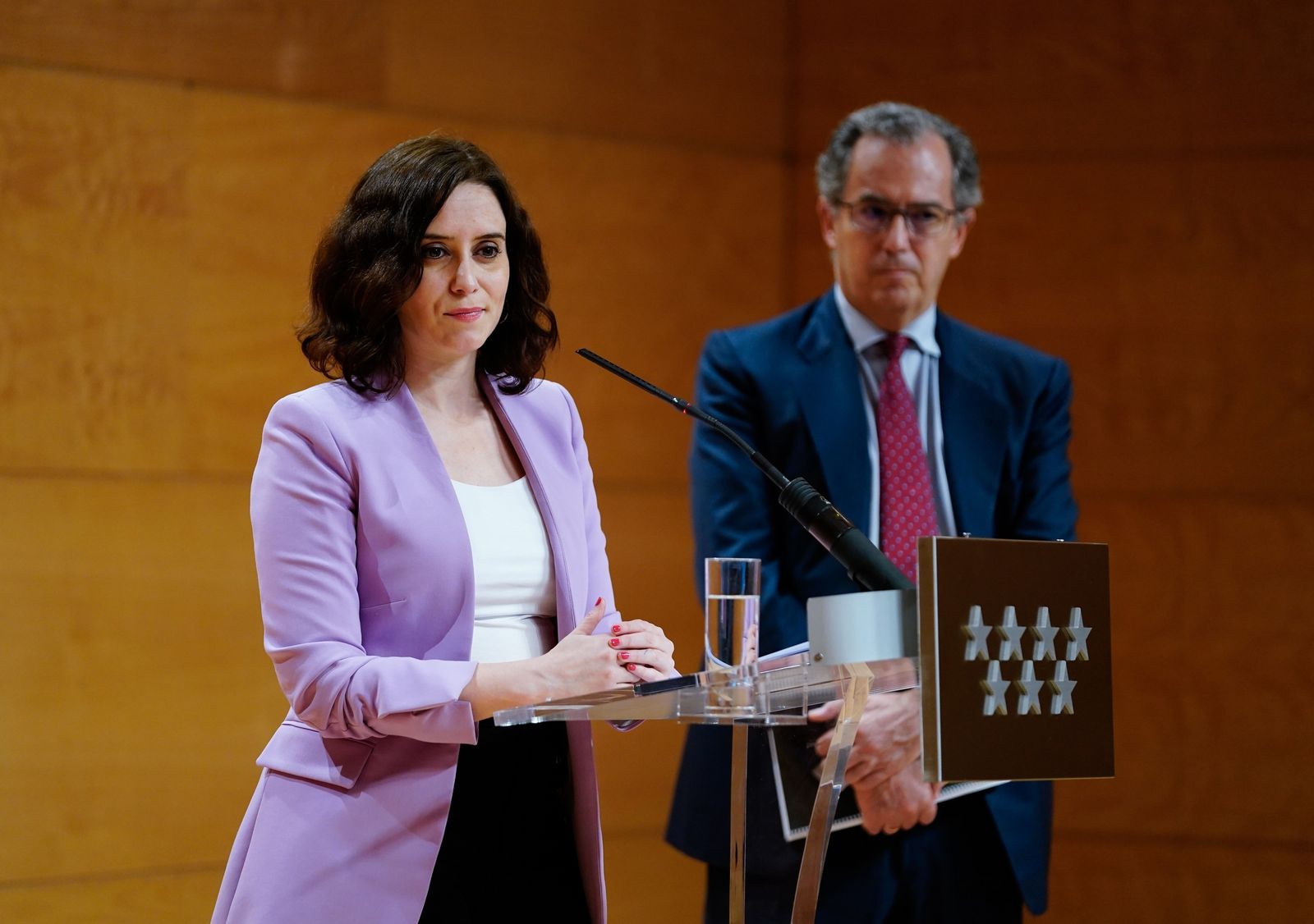 Isabel Díaz Ayuso y Enrique Ossorio