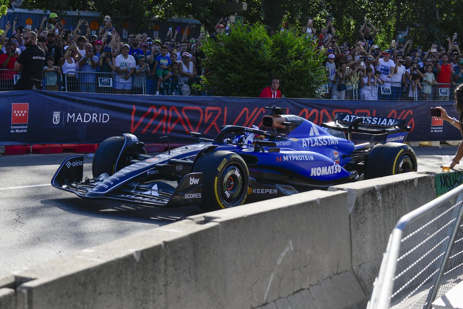 Carlos Sainz en el circuito Madring