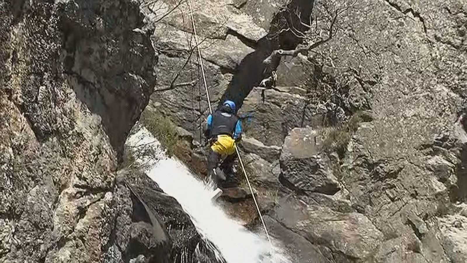 Practicamos barranquismo en Somosierra