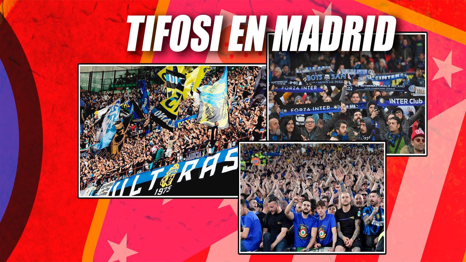 Más de 2.000 tifosis animarán al Inter de Milán en Madrid