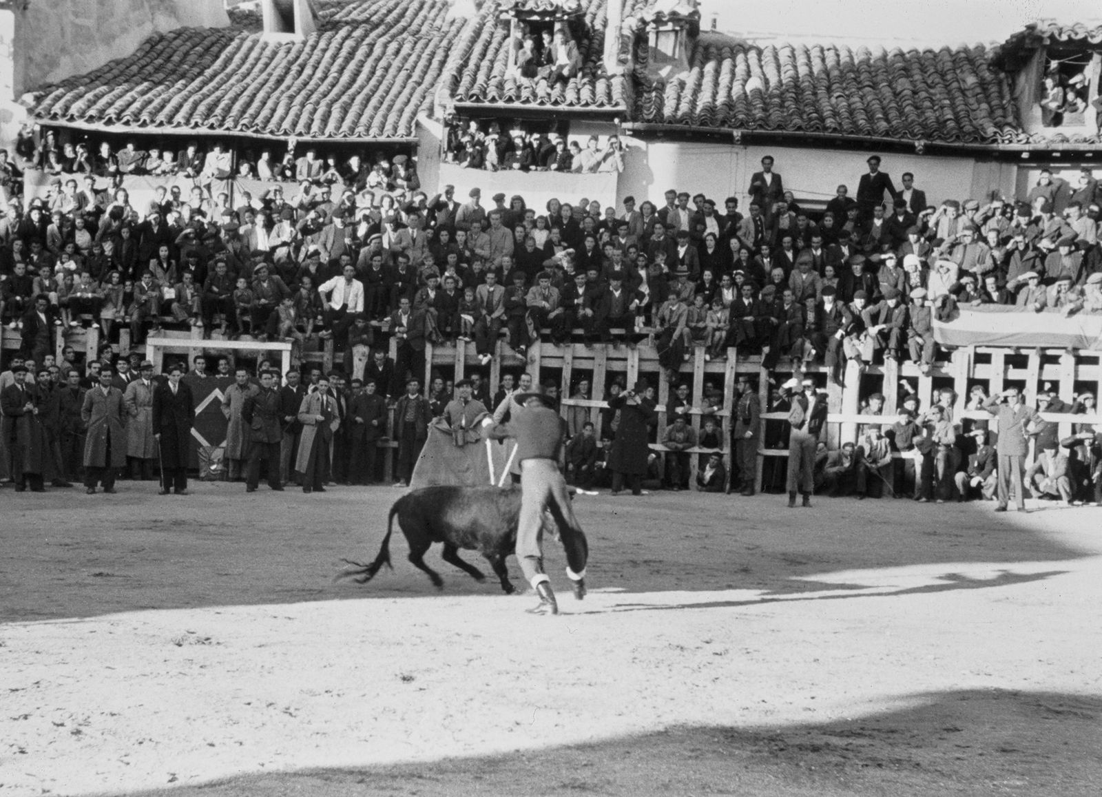 'Manolete' de banderillero  en Arganda del Rey en 1944