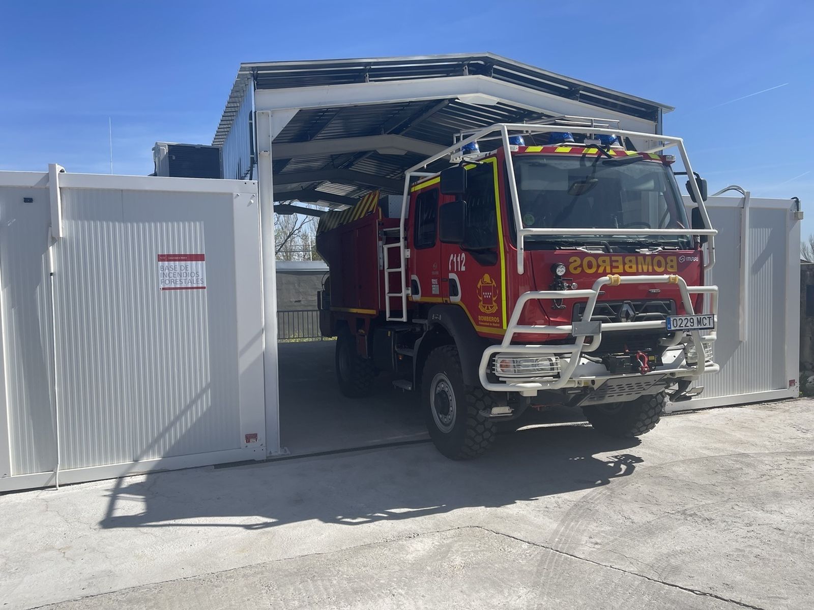 Las nuevas instalaciones para la lucha contra incendios forestales en Sevilla la Nueva