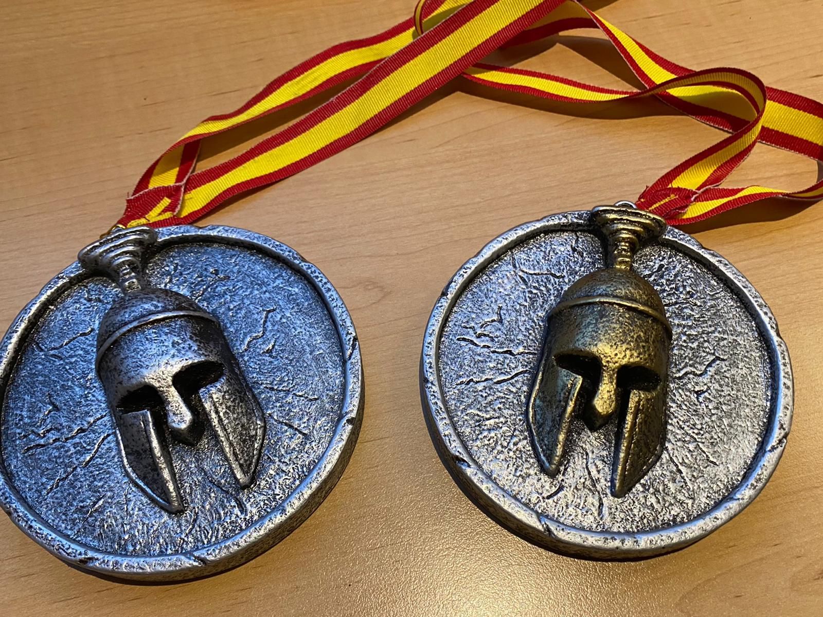 Medallas del Campeonato de Culturismo Natural AECN de este 15 de mayo