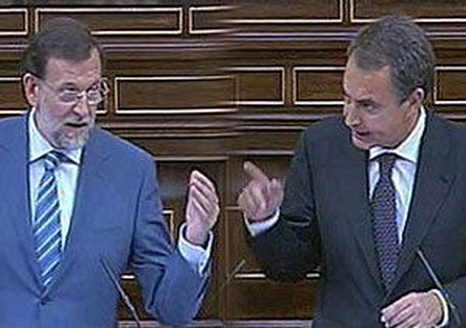 Rifirrafe Zapatero Rajoy