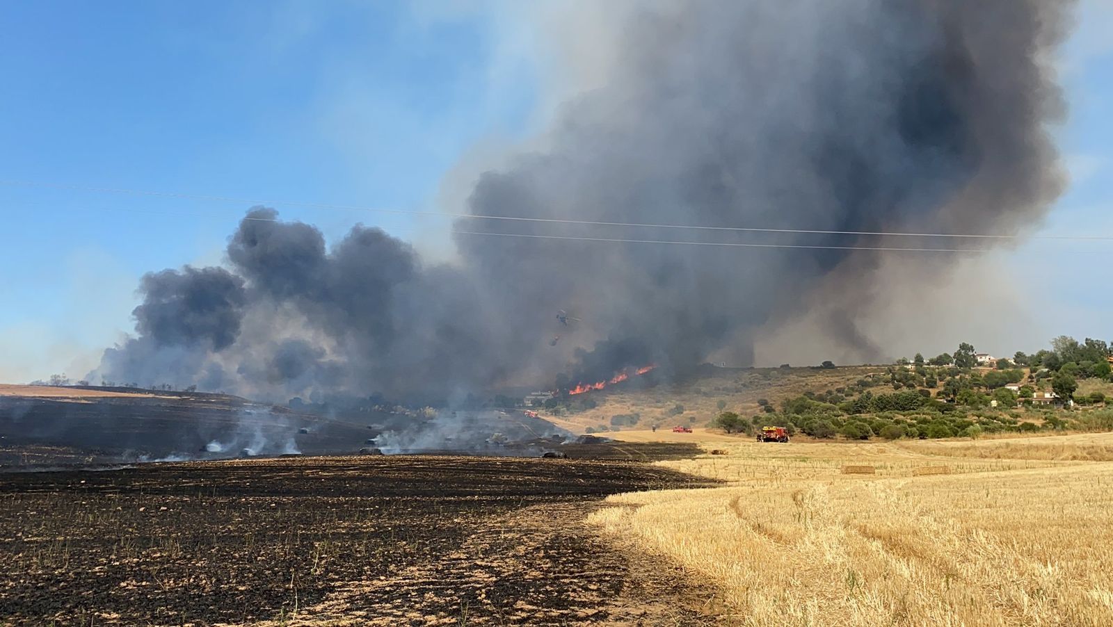 Incendio en Valdepiélagos